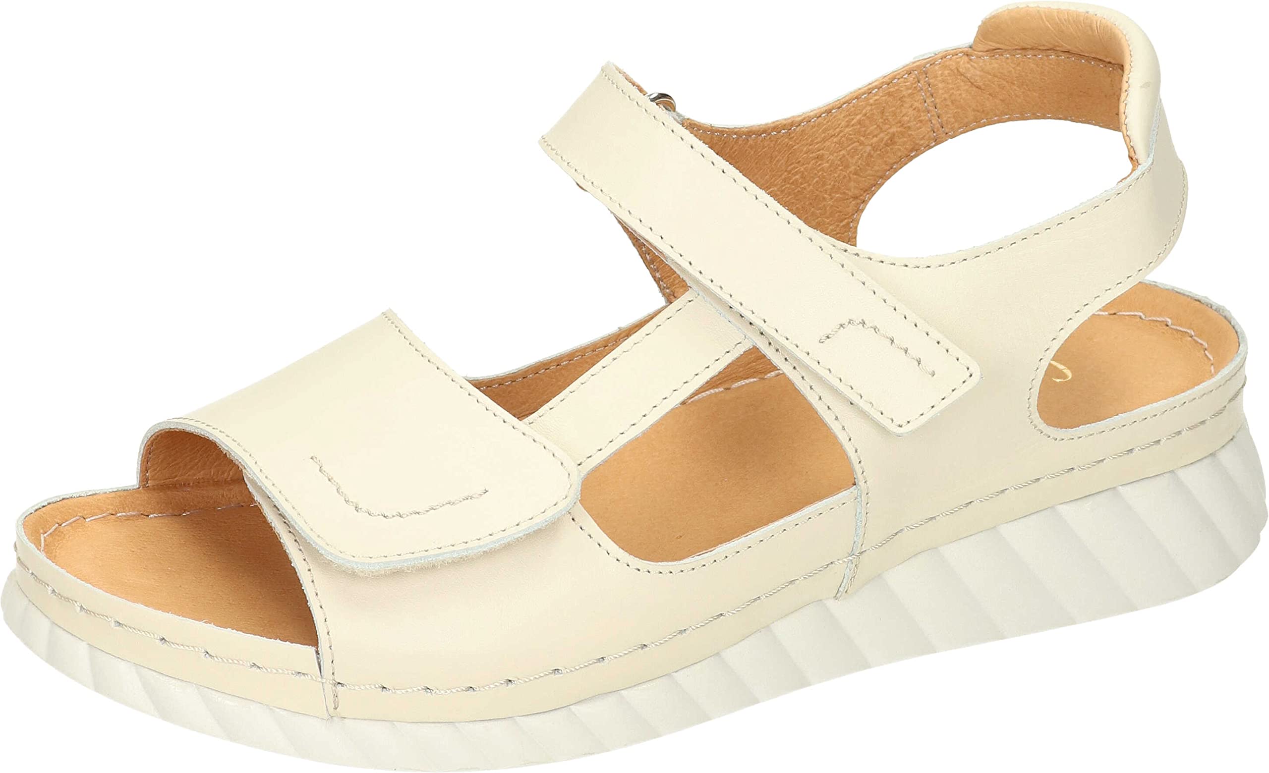 Comfortabel Women's 710137-08 Sandals, Beige, 38 EU, beige, 6 UK