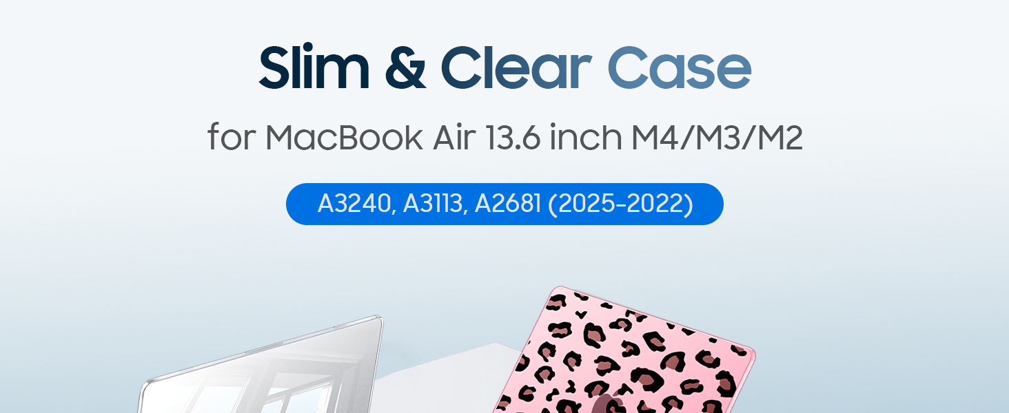Elecom Hard Shell Case For MacBook Air 13.3" (2020/2019/2018) - Clear, Slim Protection - View #2