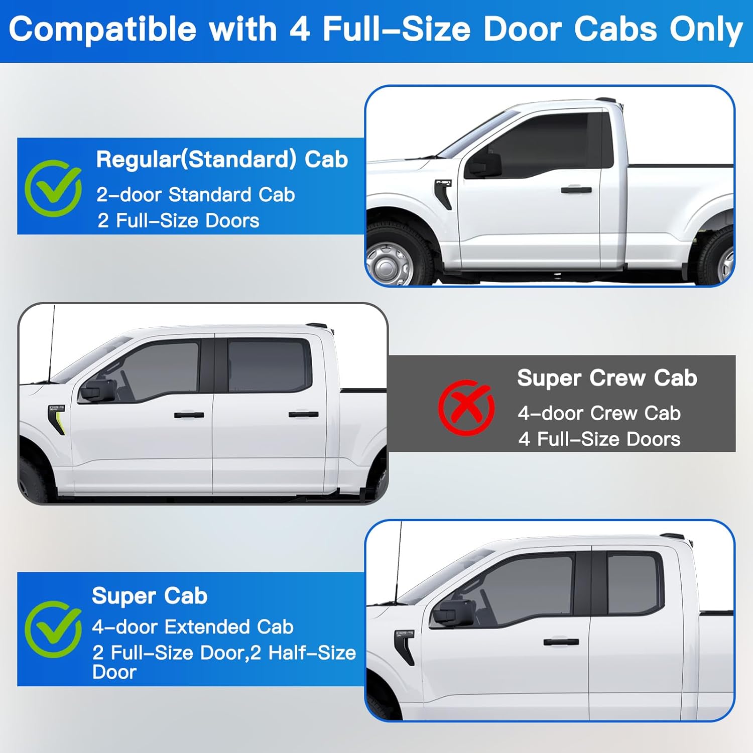 2Pcs Window Vent Visors, Outside-Mount Window Deflectors, Rain Guards for 1993-2011 Ford Ranger & Mazda B2300 1994-2009