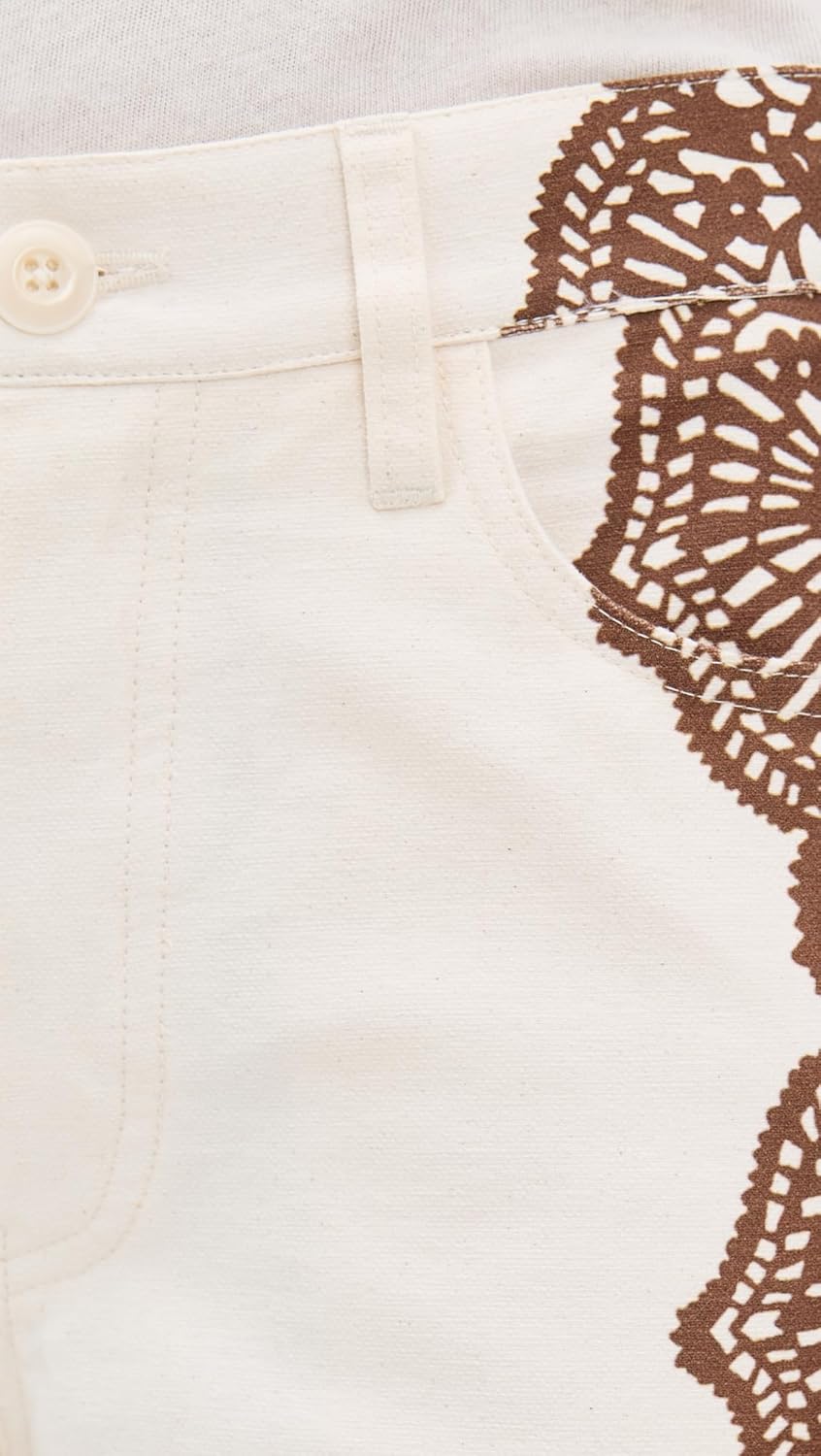 THE GREAT. Women's The Lace Print Wayne Jeans - Image 6