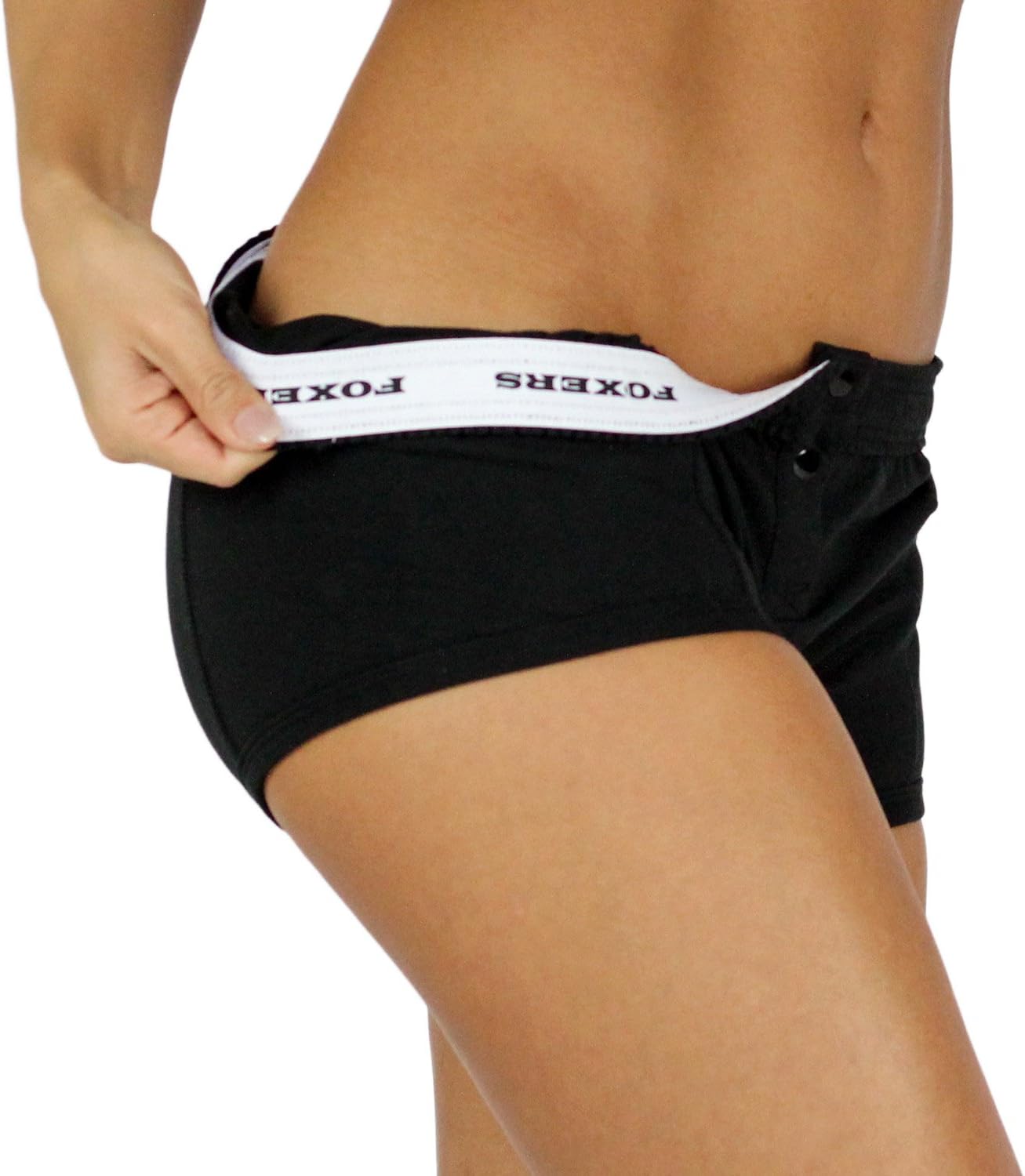 Foxers Tomboy Style Women's Boxer Briefs with Side Pockets | XS-XXL