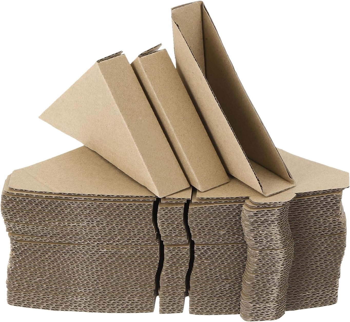 MECCANIXITY Adjustable Cardboard Corner Protector, Cardboard Edge Protector 10x10x1.7cm Pack of 100