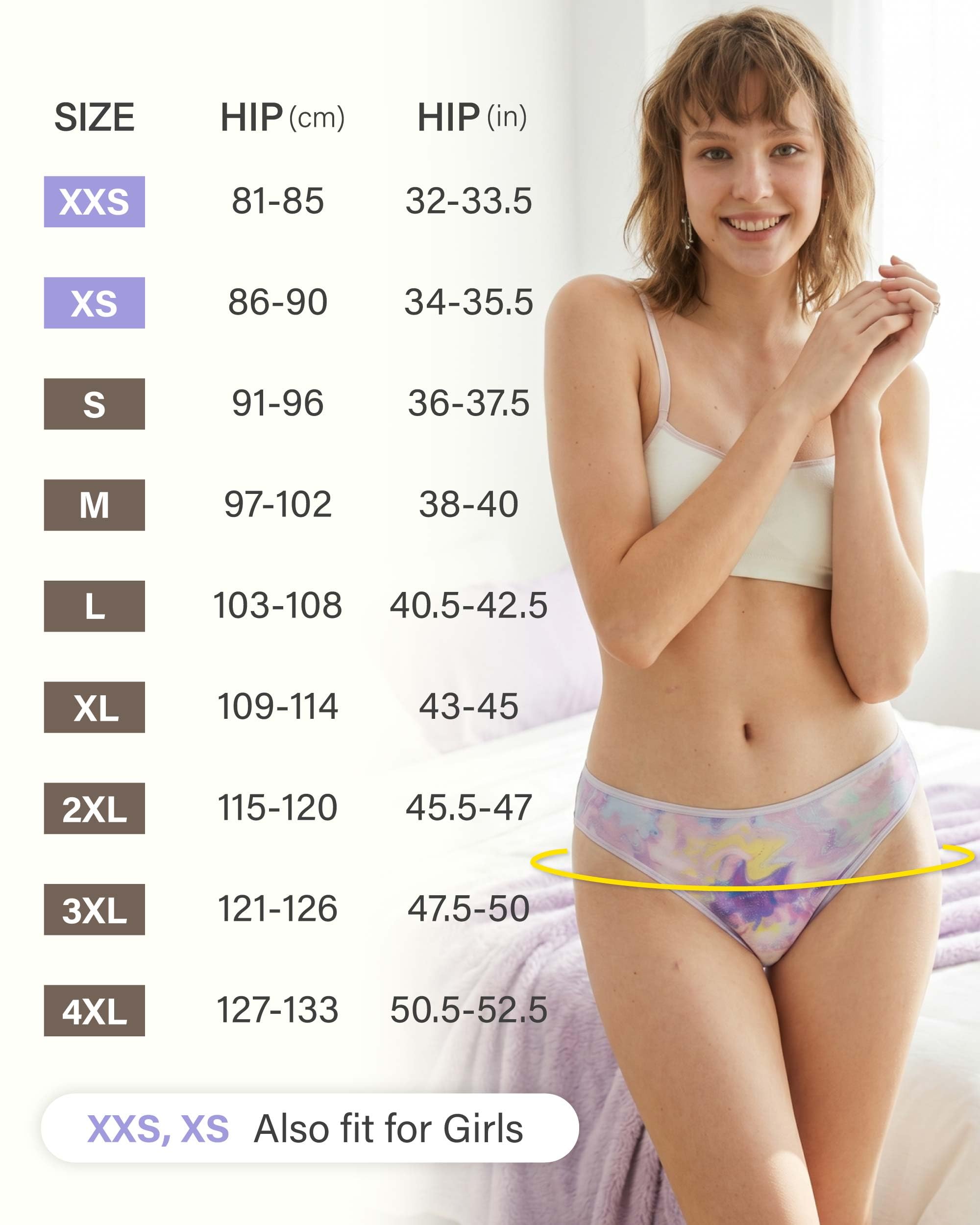 Neione Mujer Bragas Menstruales Braguita Bikini Menstrual Regla Disponible en Tallas Grandes — view 6