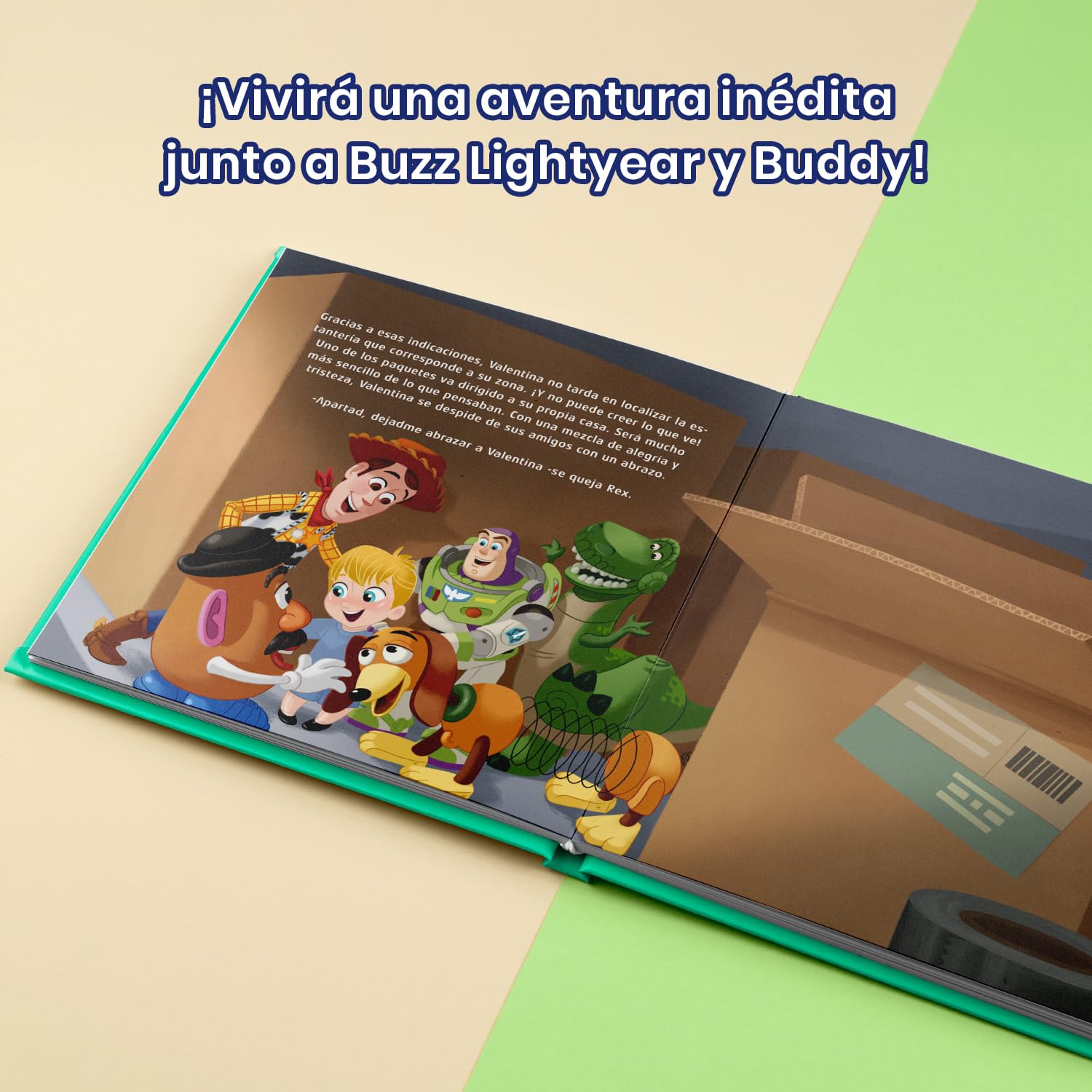 Libro Personalizable de Toy Story para niños | Cuento con Avatar, Nombre, Foto y dedicatoria | Fomenta Amistad, Humor y valores Familiares