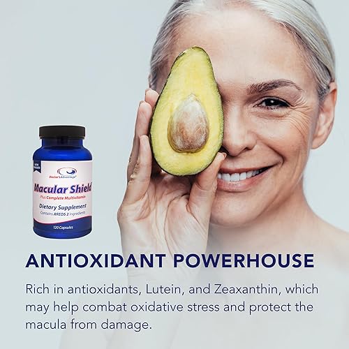Miniatura 2 de Doctor's Advantage Macular Shield - Vitaminas para los ojos más multivitamínico – 120 cápsulas, suministro para 30 días – Luteína y zeaxantina