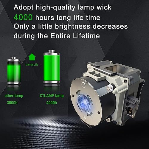 Miniatura 4 de Módulo de lámpara de proyector de repuesto EP93  V13H010L93 con carcasa compatible con elplp93 EB-G7000W EB-G7100NL EB-G7200W EB-G7800 G7200WNL