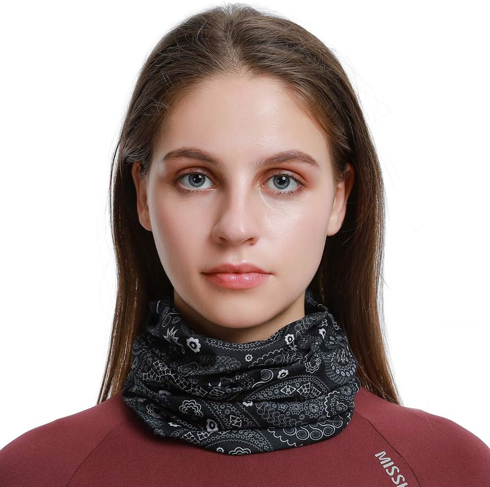 Venswell Neck Gaiter Face Mask Men Women,Seamless Bandana Rave Face Cover Scarf Mask,Balaclava,Headband, Head Wrap,Headwear - Image 3