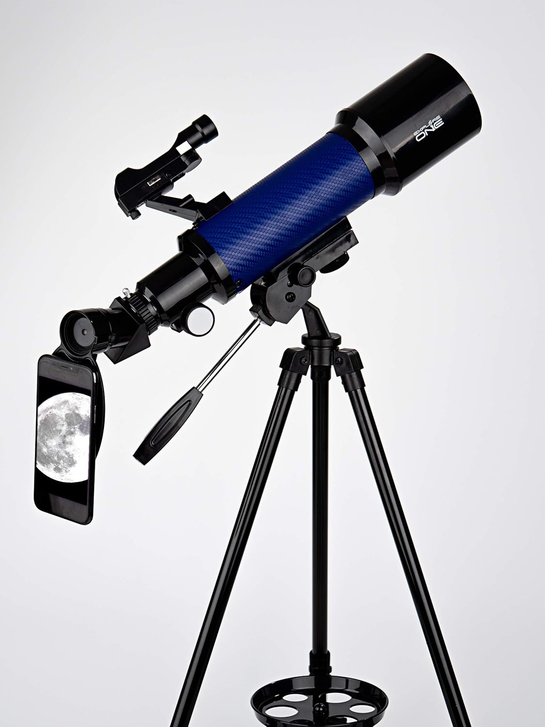Blасk Frіdау - 80% оƒƒ Explore One CF400SP Astronomy and Terrestrial Telescope with 20x to 67x Magnification - 70mm Aperture - 400mm Focal Length - Smartphone Adapter - Easy-to-Use Beginner Telescope for Kids and Adults