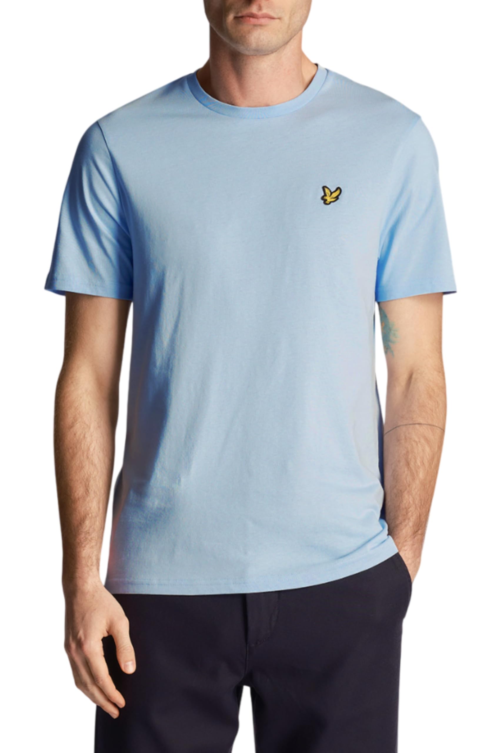Lyle & Scott Mens Logo T-Shirt Light Blue M