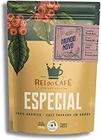 REI DO CAFÉ Café Especial Mundo Novo em Grãos 250g Serra da Canastra 100% Arábica Gourmet Torra Média Sabor Equilibrado
