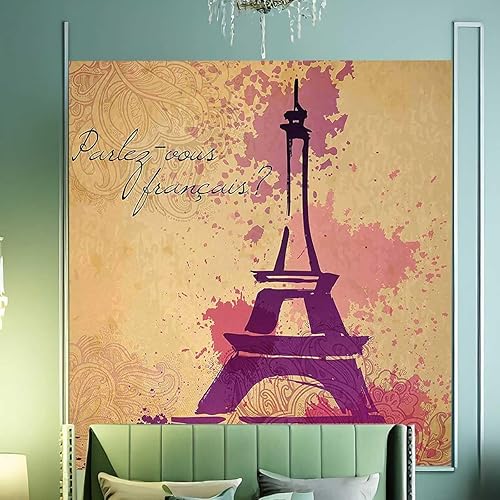 Miniatura 3 de Papel tapiz autoadhesivo de la Torre Eiffel, para cocina, dormitorio, no necesita pegamento adicional (Ancho) 78.7 pulgadas de ancho x 59 pulgadas