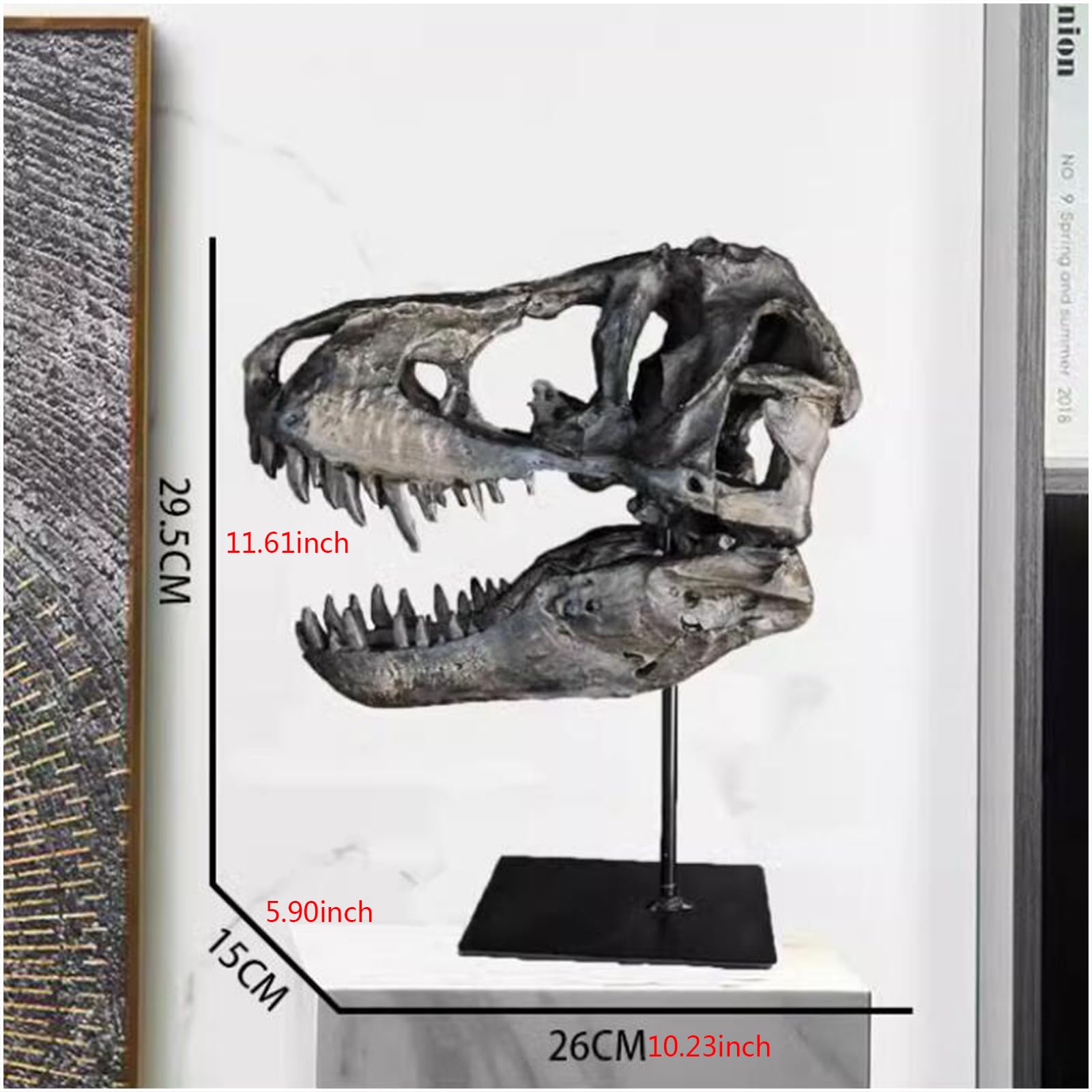 Amazon.co.jp: ティラノサウルス恐竜の頭蓋骨モデル - 1:1実物大
