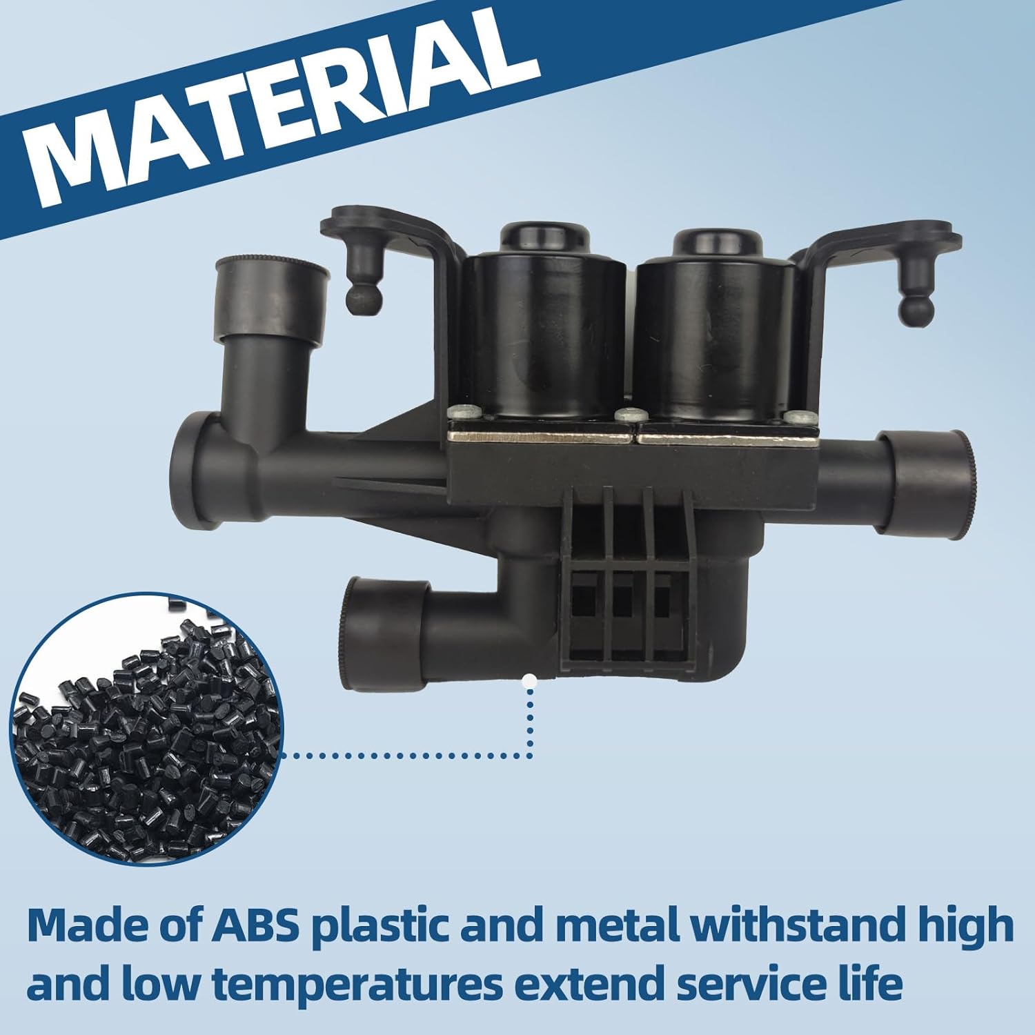 MITZONE Heater Control Valve Compatible with BMW 2012-2016 528i 2011-2016 535d 535i 550i 2013-2018 640i 650i 2009-2015 750i 750Li 740i 740LD 740Li 3.0/4.4L Replace 64119310349