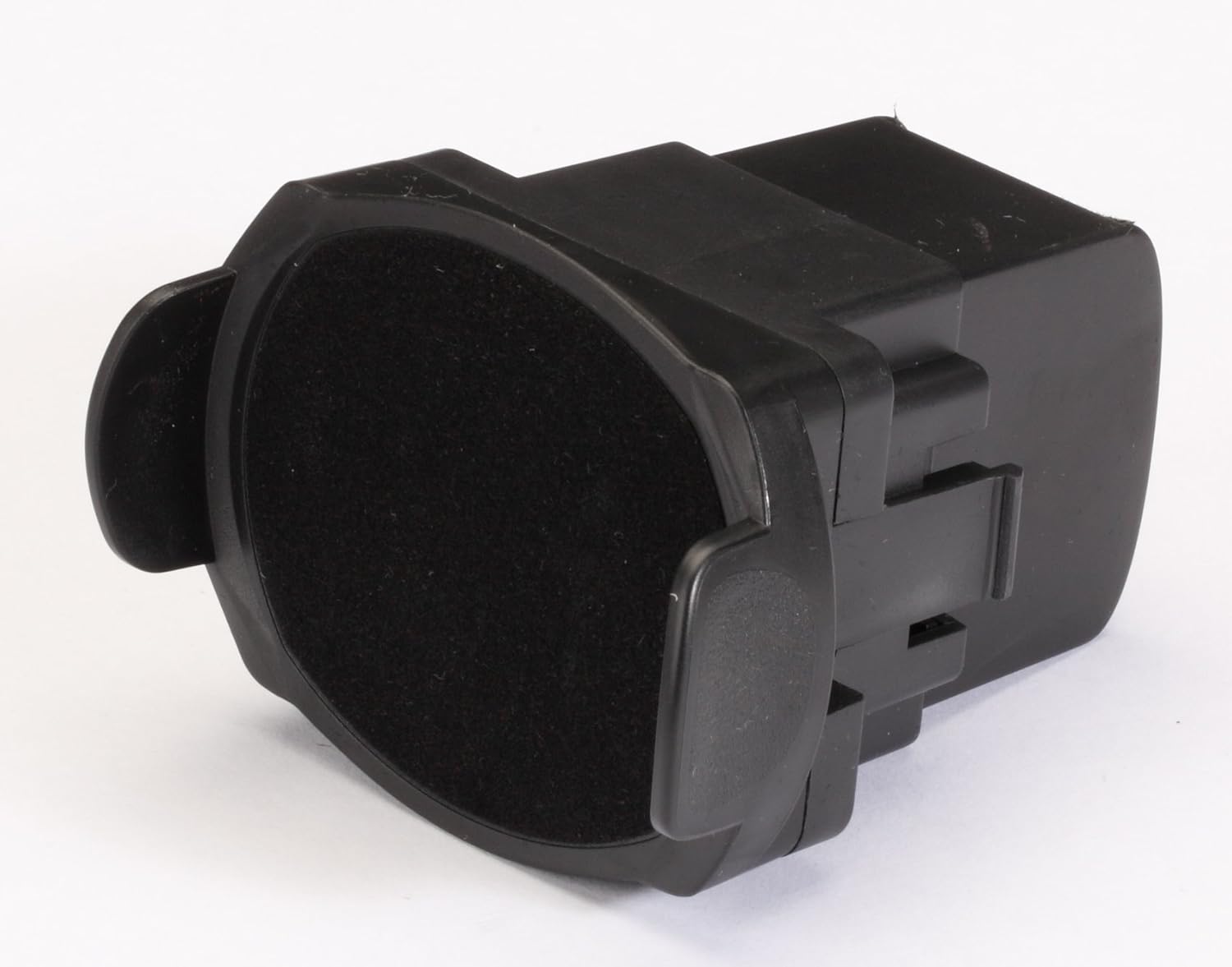 Close-up of a single watch holder with a watch band wrapped around it, ready for insertion into the winder.