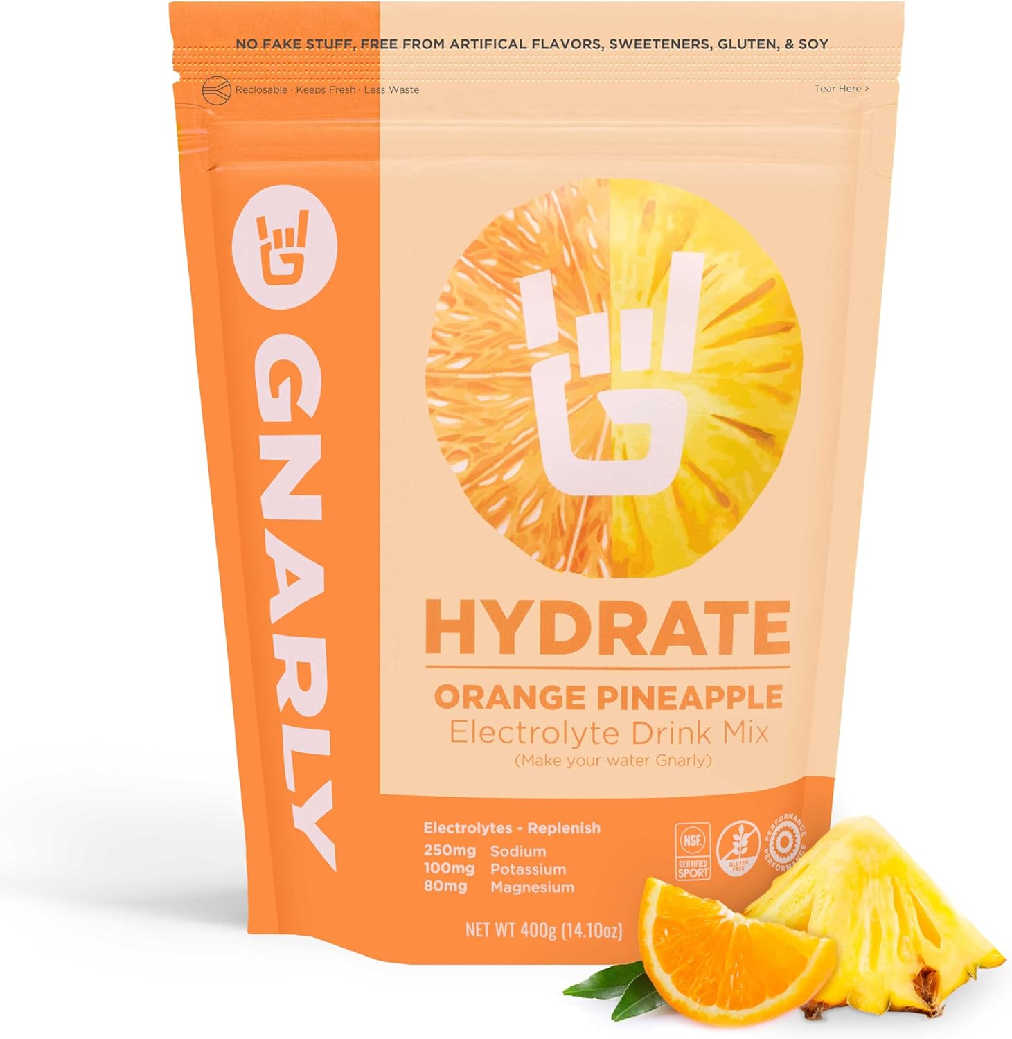 Gnarly Nutrition Hydrate Electrolyte Powder...