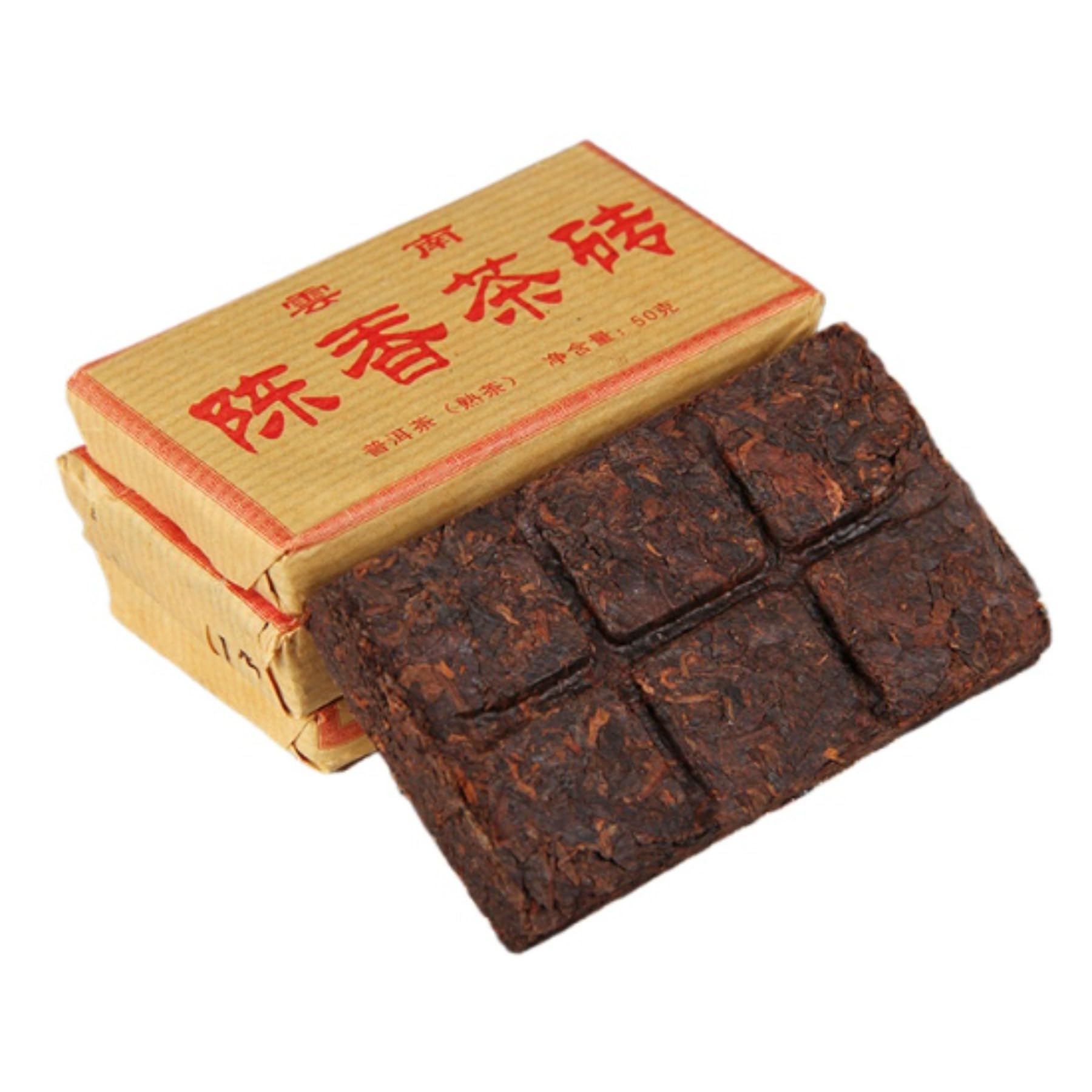 Dojrzała Herbata Yunnan Menghai Pu'er 50g*10 Starzona Herbata Aromatyzowana, Bardziej Aromatyczna Z Wiekiem