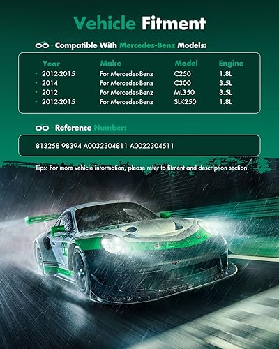 Miniatura 2 de SCITOO Compresor de CA para 2012-2015 para Mercedes-Benz C250 1.8L para C300 3.5L para ML350 3.5L para SLK250 1.8L CO 11480C