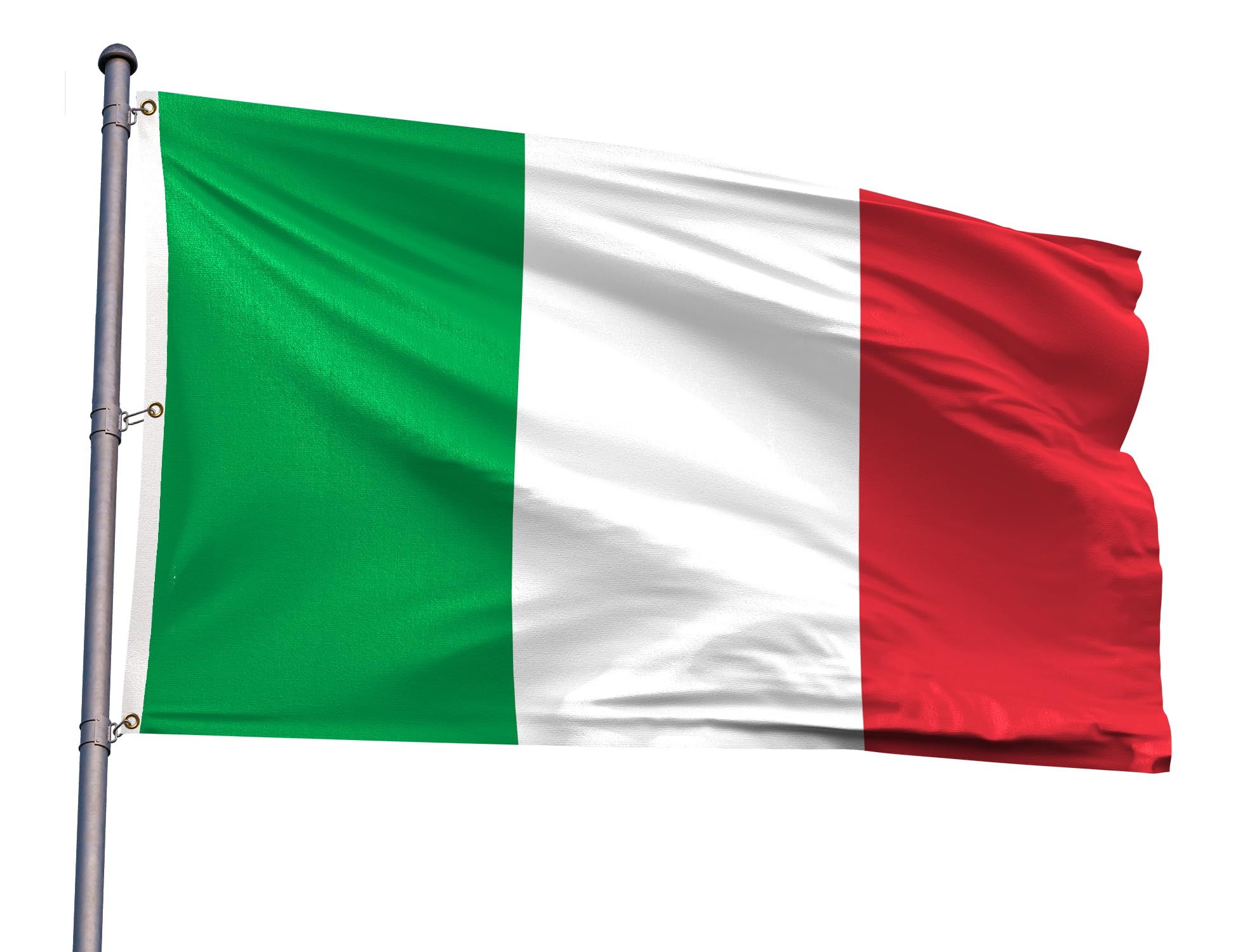 Italy Extra Large Flag 8x12FT Giant Italian National Polyester Flag With 3 Grommets For Patriotic Italian Themed Festival Events Party Decoration(IT,