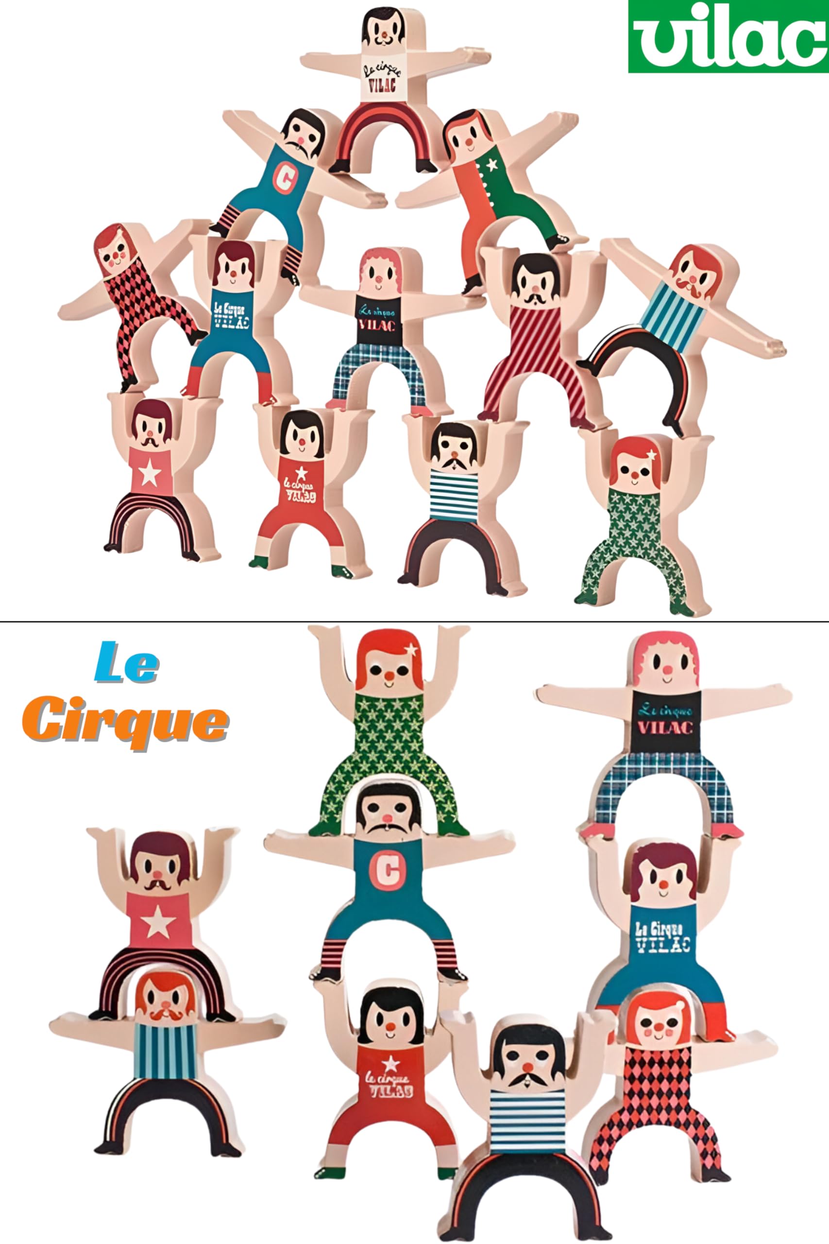 Vilac Jeu d'équilibre : Les acrobates d'Ingela P. Arrhenius