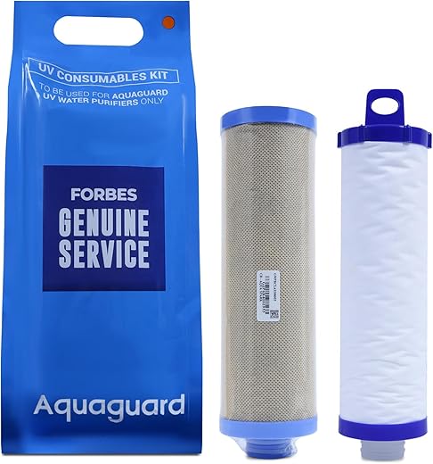 Eureka Forbes Aquaguard I-Nova Uv Kit(Genuine Aquaguard Cartridge) Compatible With AgINova/Ag-Total I-Nova|Advanced Chemi Block Filter|Long Lasting…