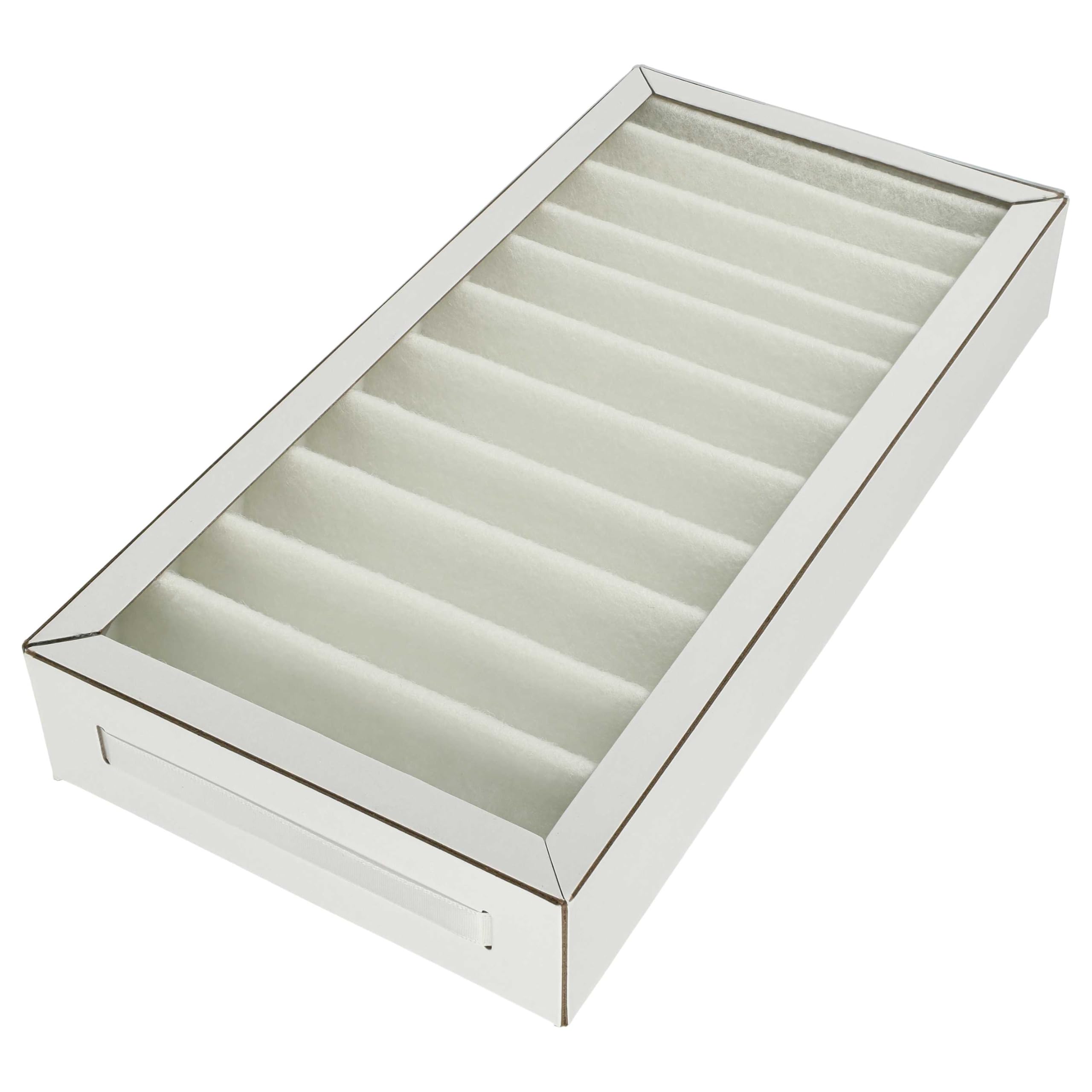vhbw set di 2x filtri compatibile con Pluggit Avent R150 sistema di ventilazione - Filtri G4 / F7, bianco