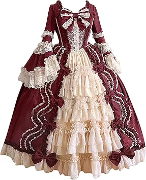 Amazon.com: Vestido Lolita para mujer estilo kawaii Lolita, vestido de  encaje para criada vestido de traje japonés dulce vestido de bola gótico :  Ropa, Zapatos y Joyería