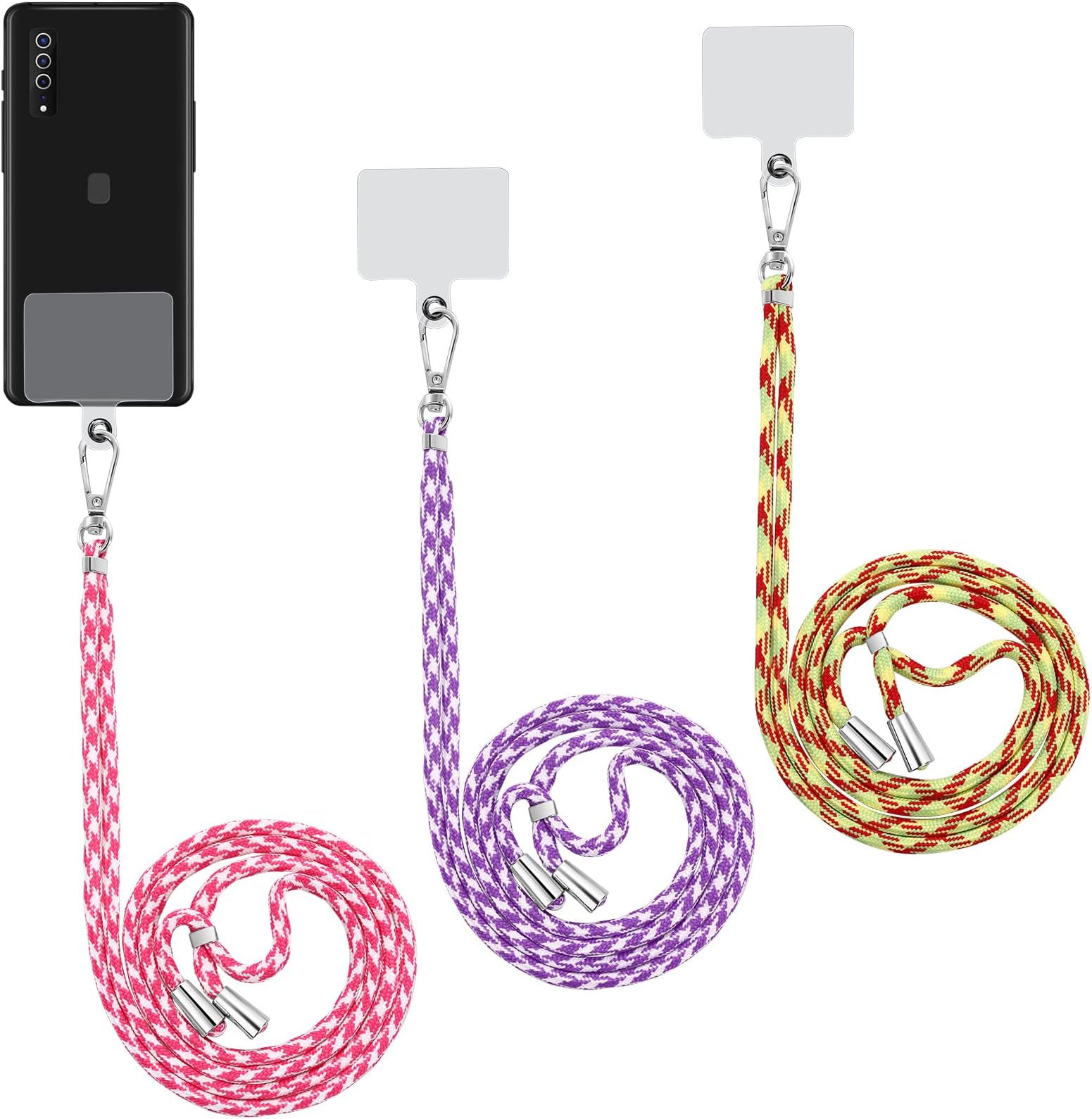 Molain Lot de 3 Cordons de téléphone Tour de Cou universels pour — free download