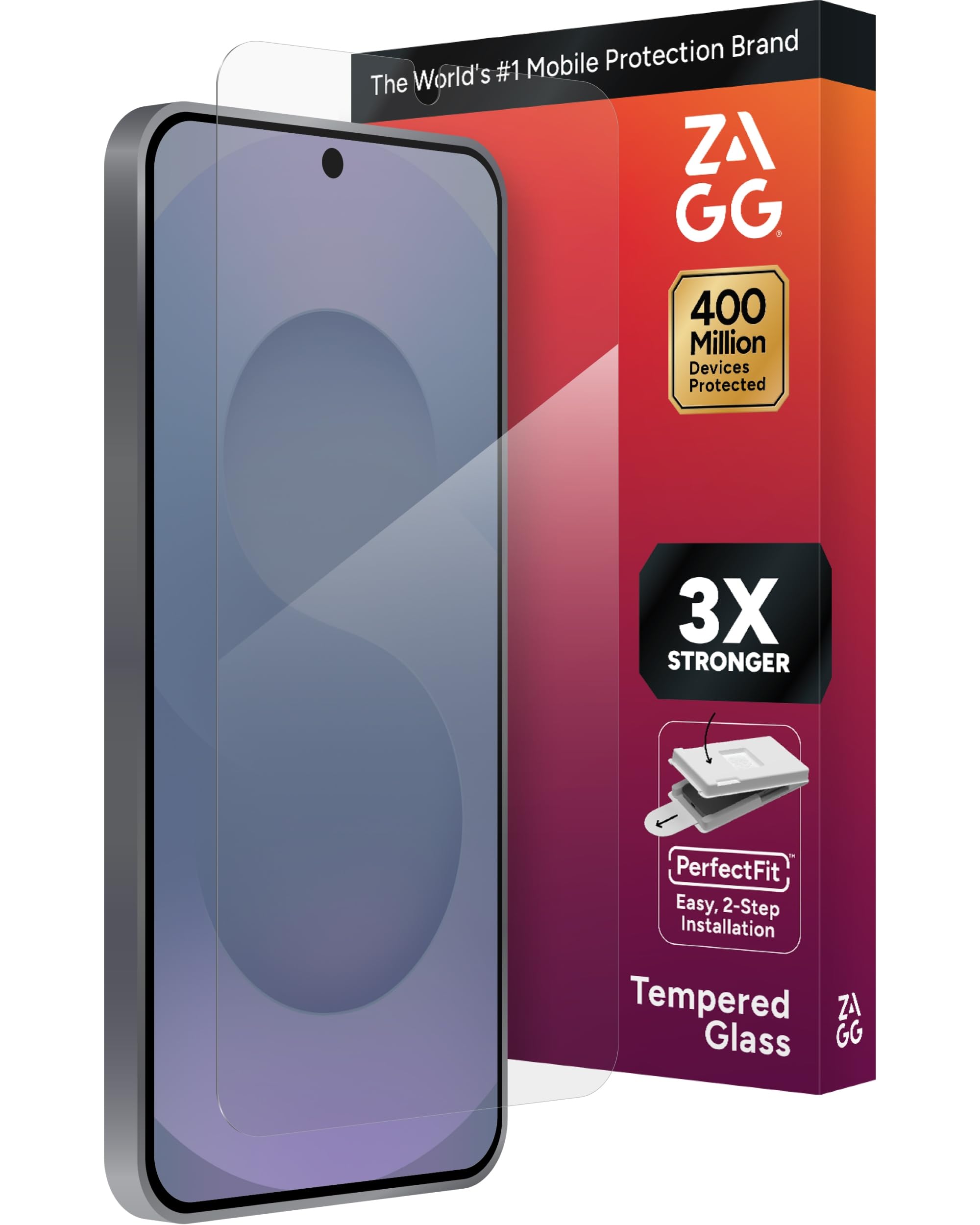 ZAGG Glass+ Samsung Galaxy S25 FE Screen Protector