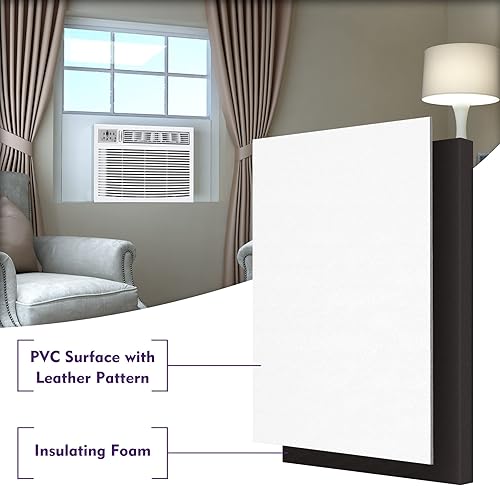 Miniatura 3 de Mxclimate Paneles laterales de espuma con aislamiento de CA para ventanas de aire acondicionado, 39 pulgadas de ancho, kit de sellado de ventana