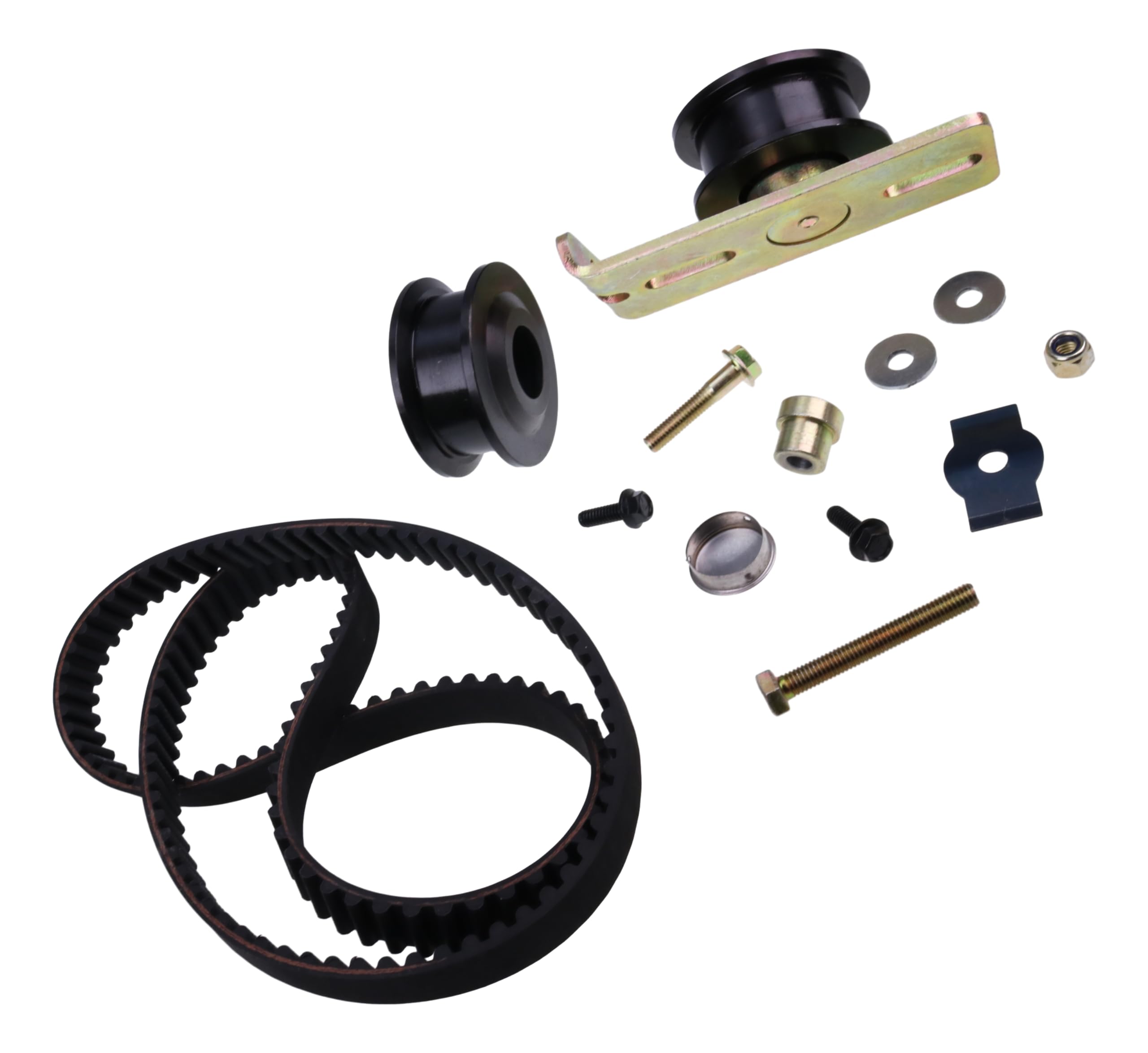 JEENDA 126-7890 Kit de poleas mejoradas y correa de cortacésped compatible con Toro TimeMaster 20975 20977/TurfMaster 22205TE 22207 22210 22215 22225 22235 cortacésped y Exmark ECKA30 12666 -0316 1