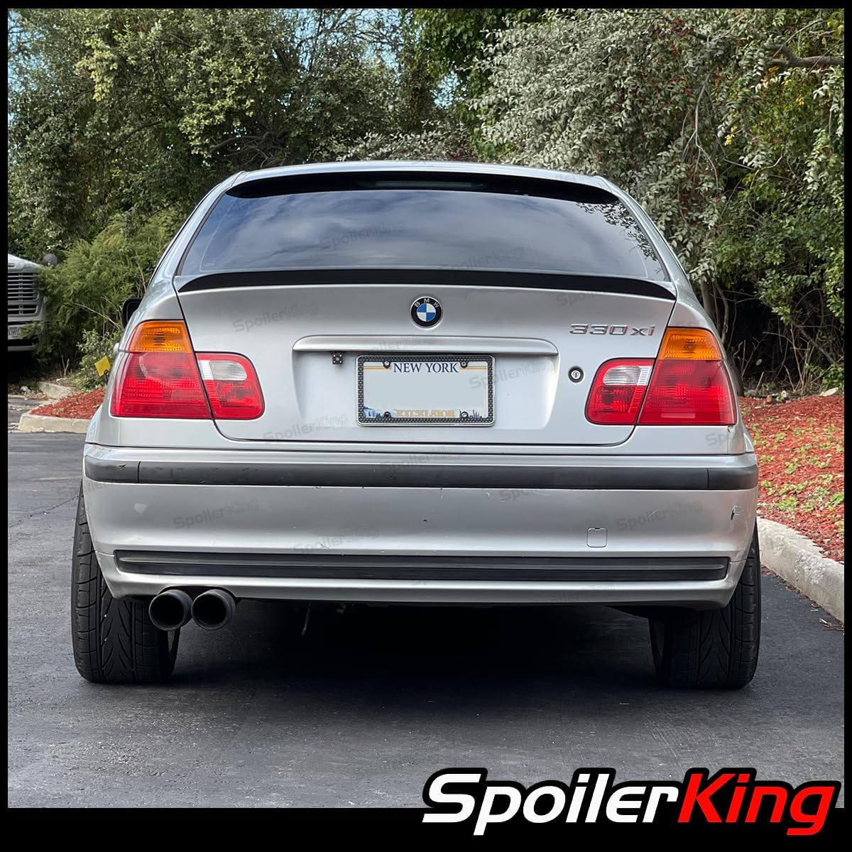 SpoilerKing Duckbill Trunk Spoiler (284G) Compatible with BMW 3 Series E46 1998-2006 Sedan 4DR