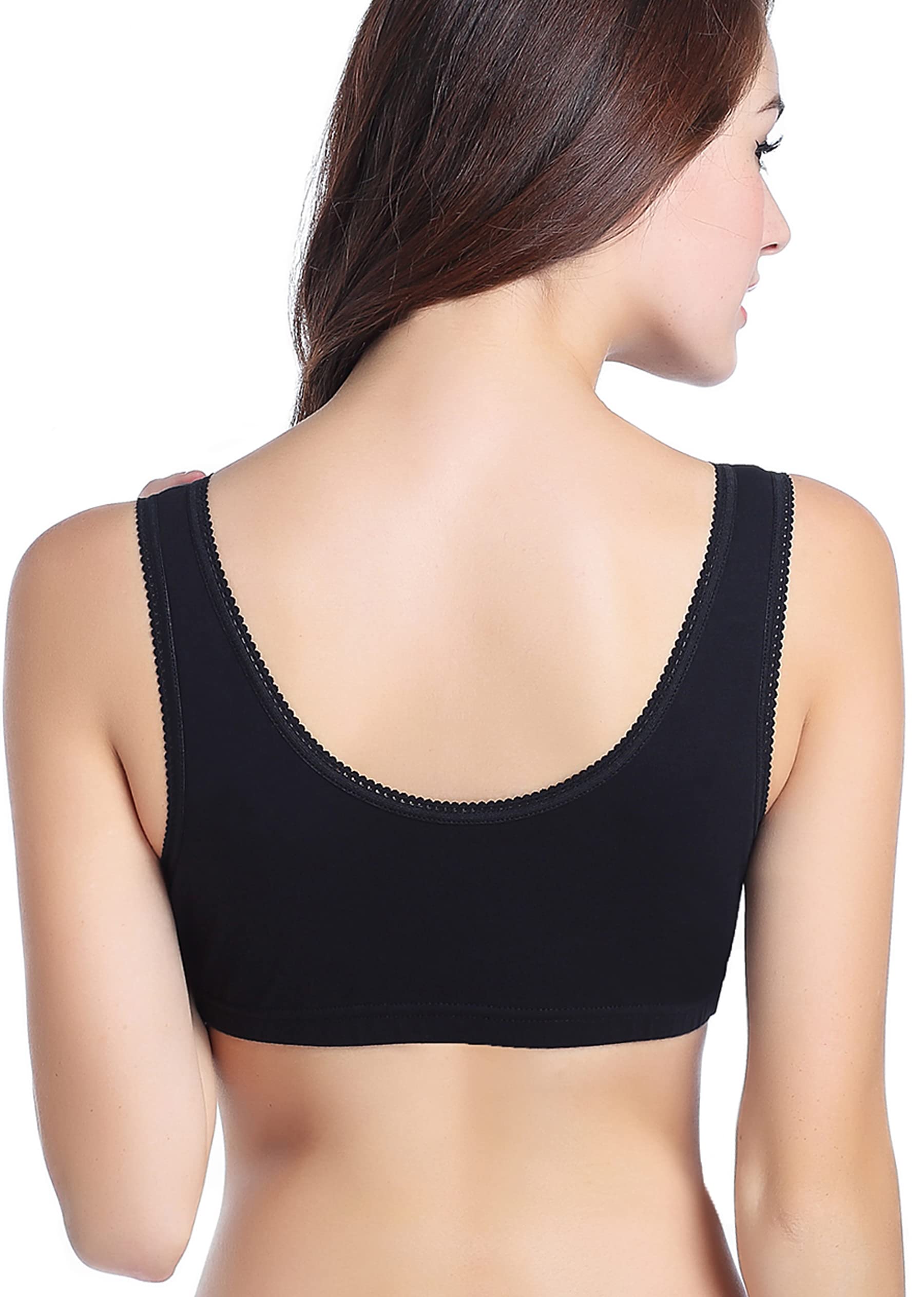 Cotton Maternity Nursing Sleep Bra Bralette Breastfeeding Lounge Bras