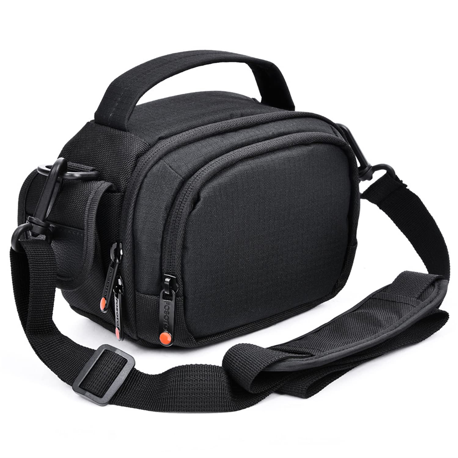 Sacoche Fosoto pour caméscope Handycam Panasonic et Sony, Noir