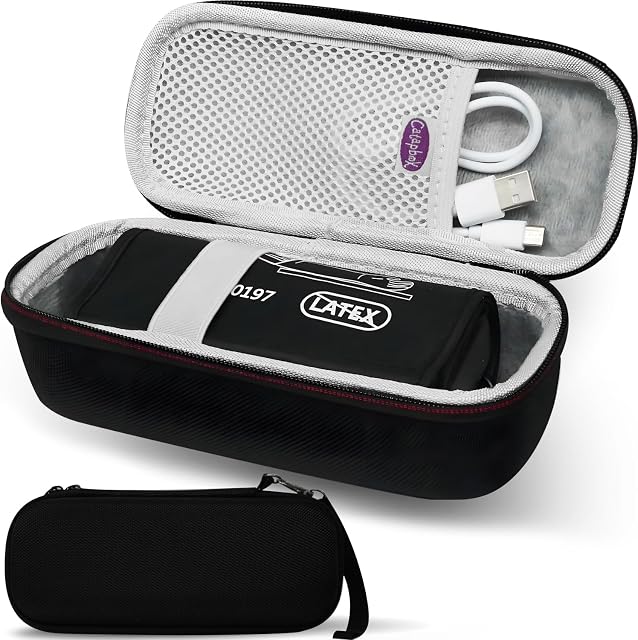 Hard Protect Case for Checkme BP2 & BP2A Bluetooth Blood Pressure Monitor for Home Use, Travel Storage Case Only, Black