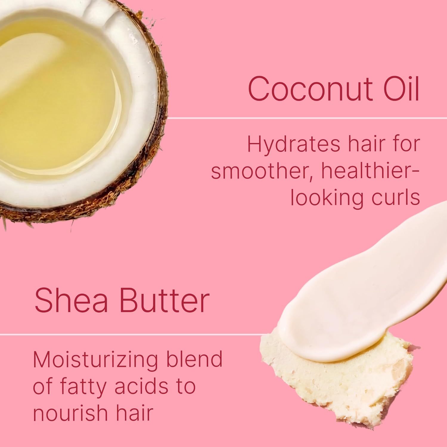Function of Beauty Hair Mask for Curly Hair - Sulfate-Free Deep Conditioning Hair Mask for Smooth Natural Curls & Bounce - Hydrating & Moisturizing with Coconut Oil - Dry & Dull Hair Care Products - Image 3