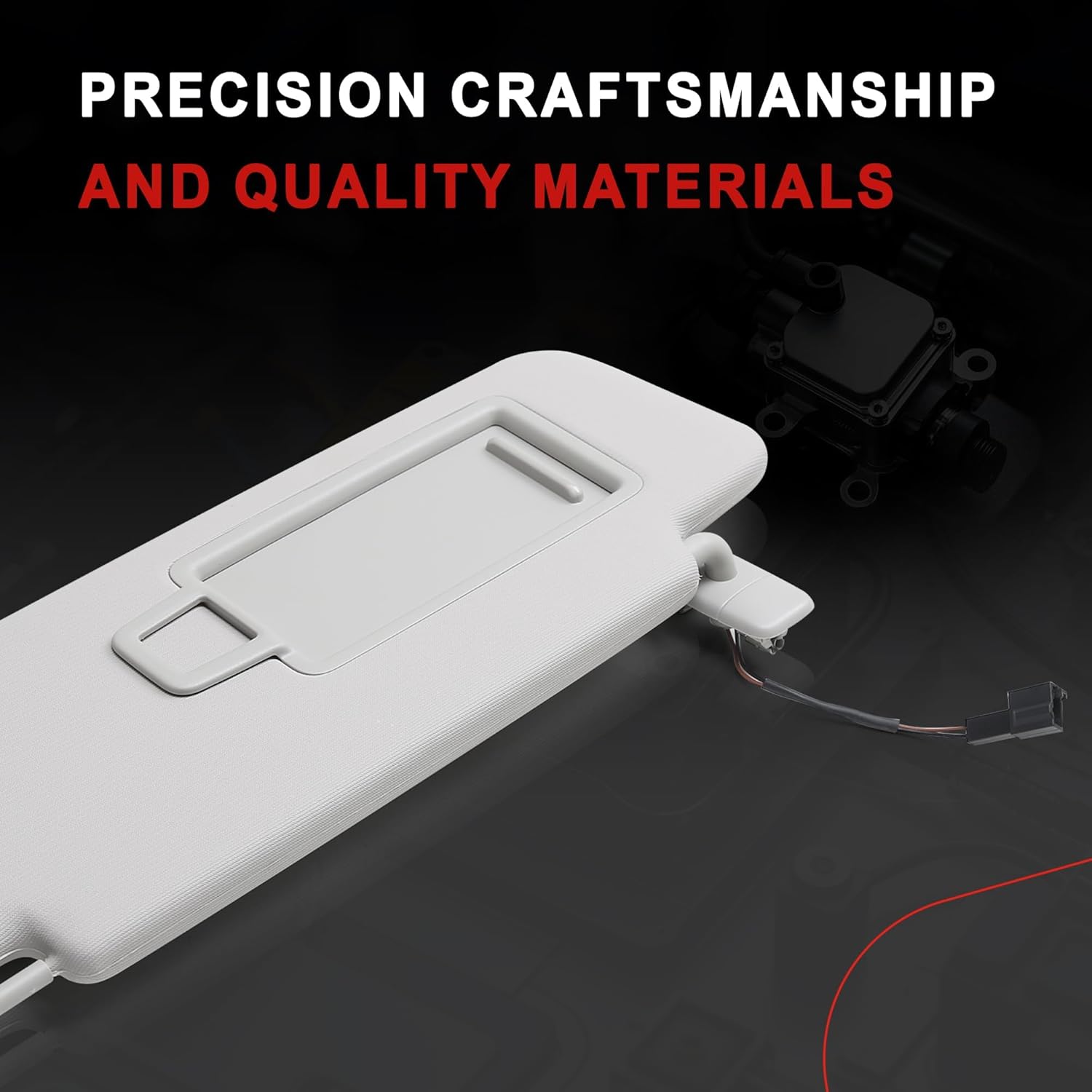 5GG857551 5GG857552 Left Right Car Front Sun Visor Compatible with VW Golf CC Jetta (Left Right Set)