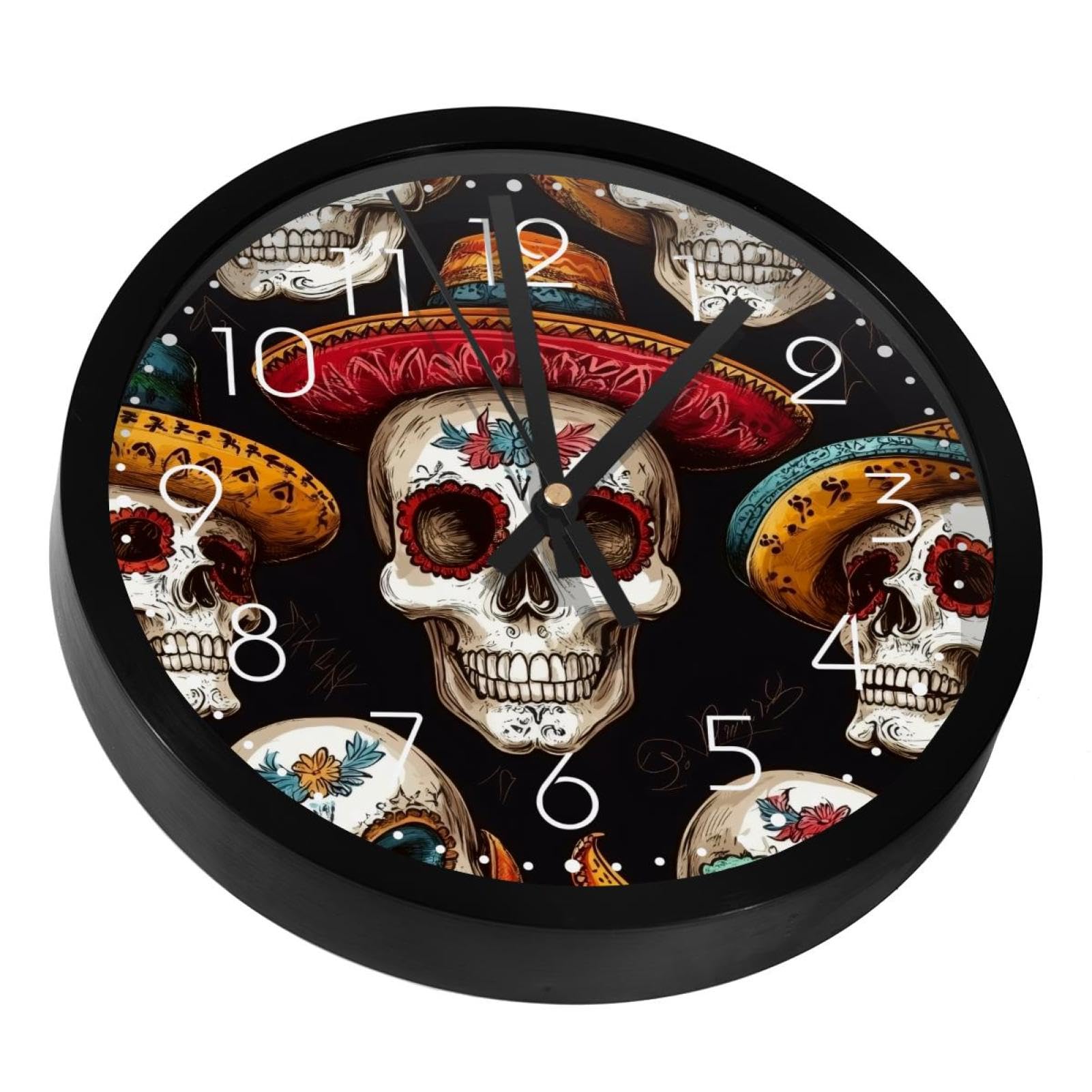 Horloge murale mexicaine au design soigné pour salons élégants
