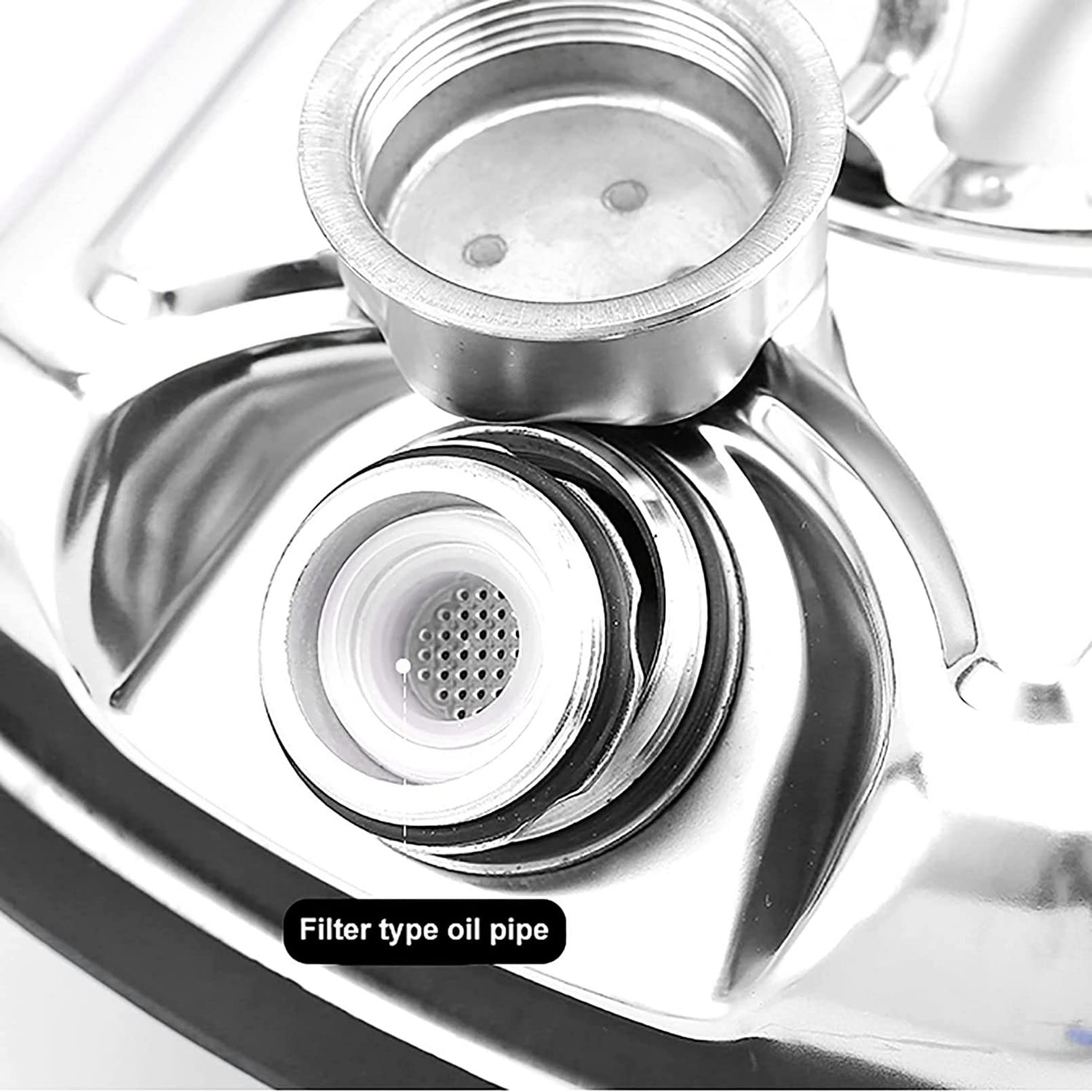 Serbatoi di carburante per auto e moto 5L, 10L, 20L Taniche di benzina in acciaio inossidabile 304 Tanica di gas per auto Tanica di contenitore per olio di benzina (A 10L) (A 20L)