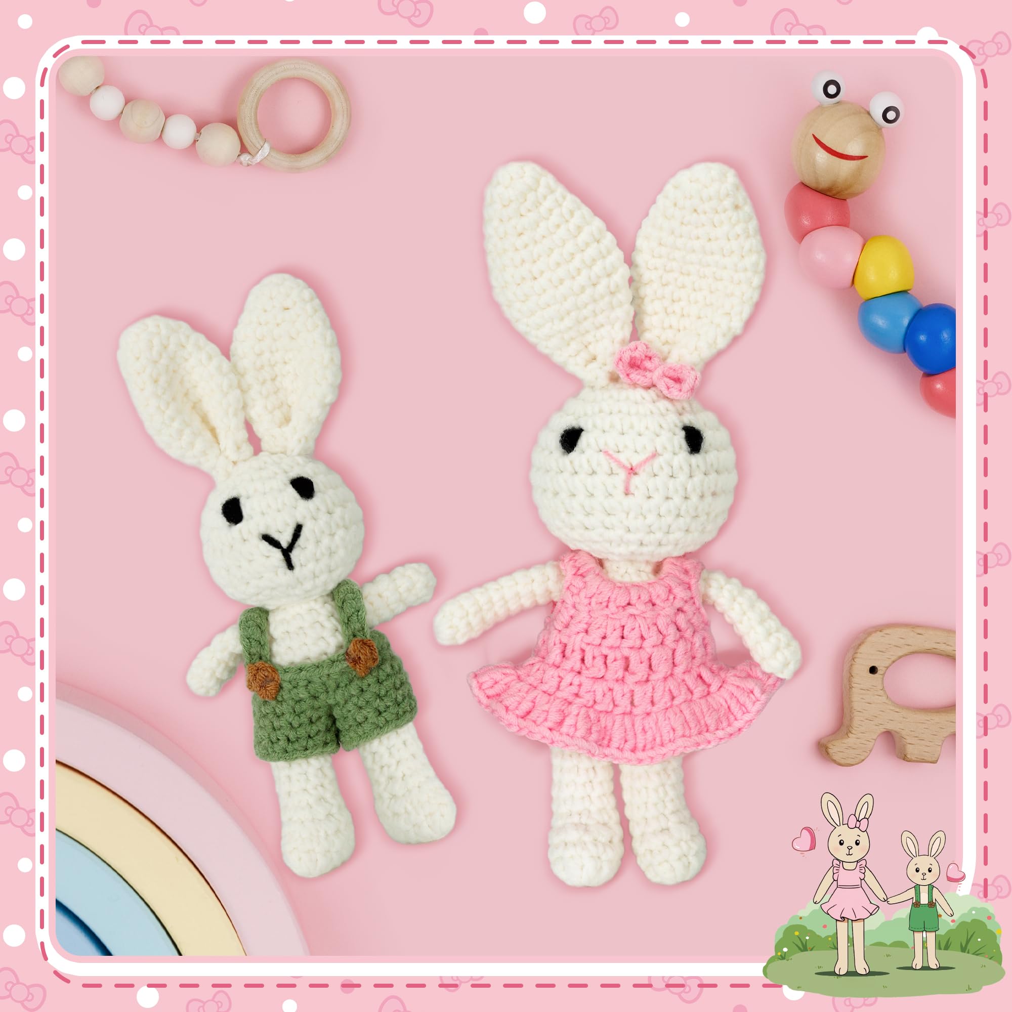 Big Sister Crochet Gifts for Girls, Big Sister Little Brother Doll Gift Set to Celebrate Little Girls Promoted to Sister, Gifts for Older Siblings of New Baby