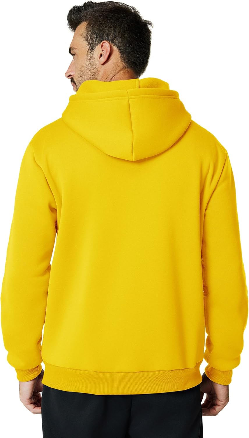 Mens Zip Up Hoodie Long Sleeve Fleece Casual Hooded Sweatshirts Athletic Full Zip Jacket with Pockets - Image 5