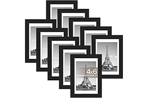 upsimples Picture Frames Set with Mat for Small Pictures