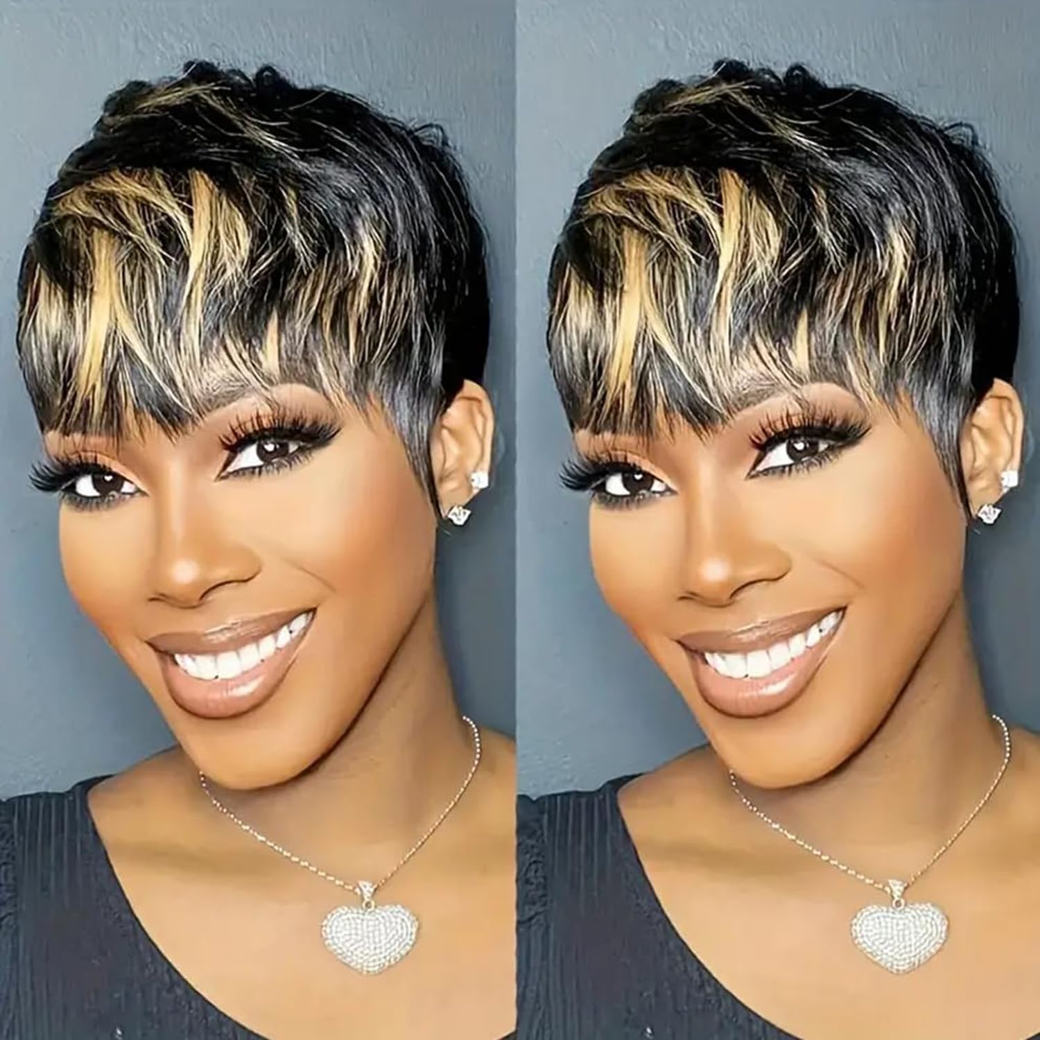 Short Pixie Cut Wig Human Hair Glueless Layered Brazilian Virgin Daily Wear Exclusive Collection 025 Pixie Cut Wig For Black Women Short  main image 3