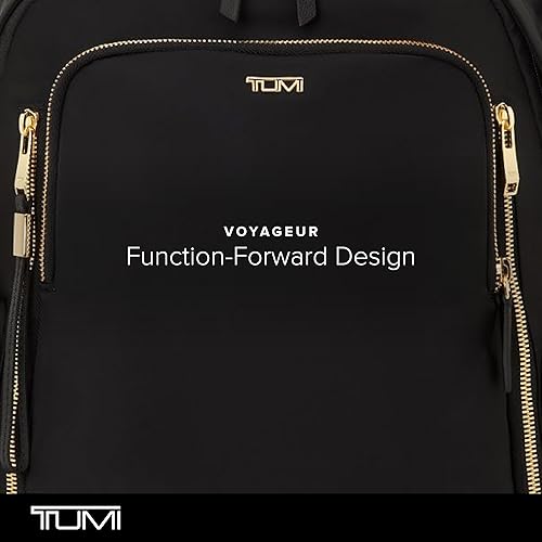 Miniatura 6 de TUMI - Mochila Voyageur Celina - Mochila para hombre y mujer - Bolsa de viaje, Hardware negro y dorado, Voyageur Celina Mochila
