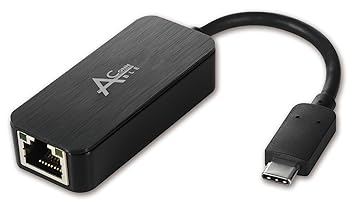 Ableconn USBCE2003, 2-Pack, USB Type C to Gigabit Ethernet Network LAN Adapter (Black) - Compatible with MacBook Pro 2016/2017, MacBook 12