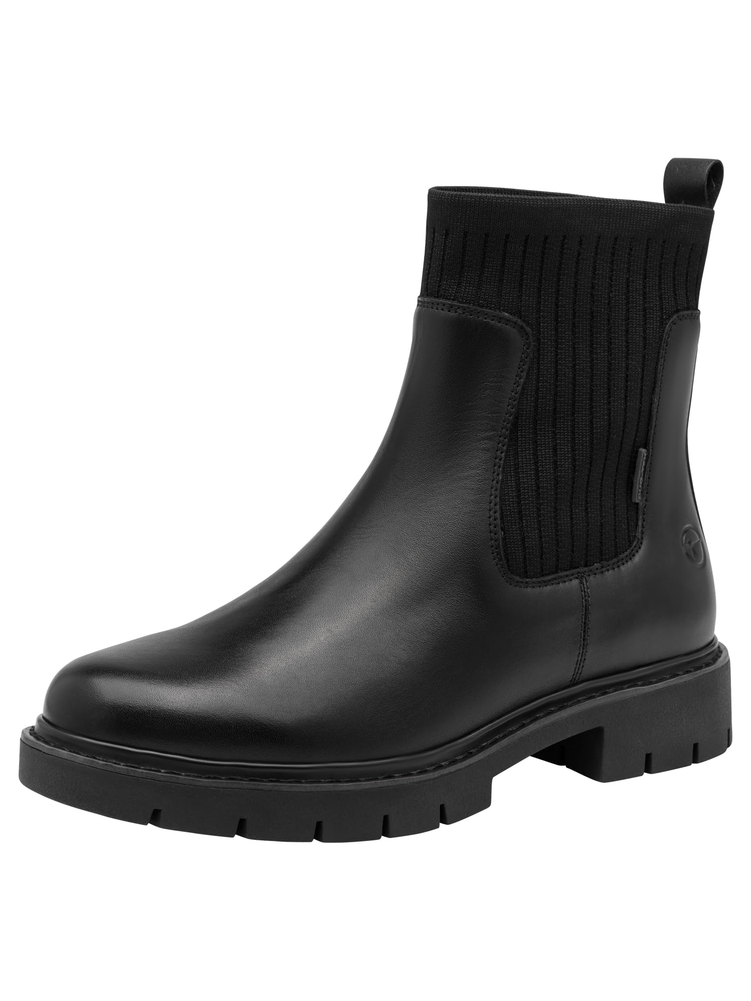 Tamaris Comfort Women’s Chelsea Boots with Zip Water-Repellent, Black, 3,5 UK