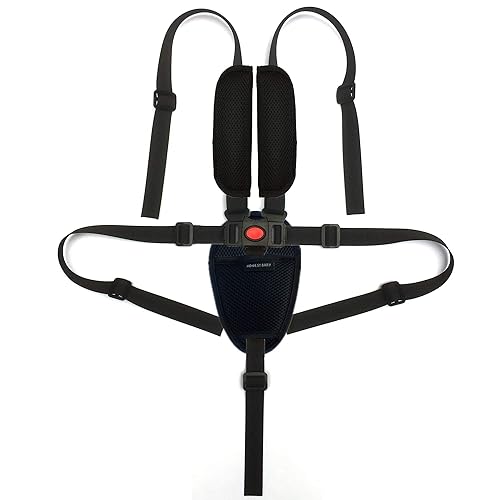 Cinturón de seguridad de AT, 5/3/2 puntos ajustable para bebé y niño, correa segura para silla alta