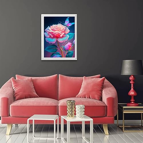 Miniatura 4 de KUIZHEN Kits de pintura de diamantes 5D, arte de diamantes de taladro completo, pinturas artísticas de diamantes para principiantes y adultos,