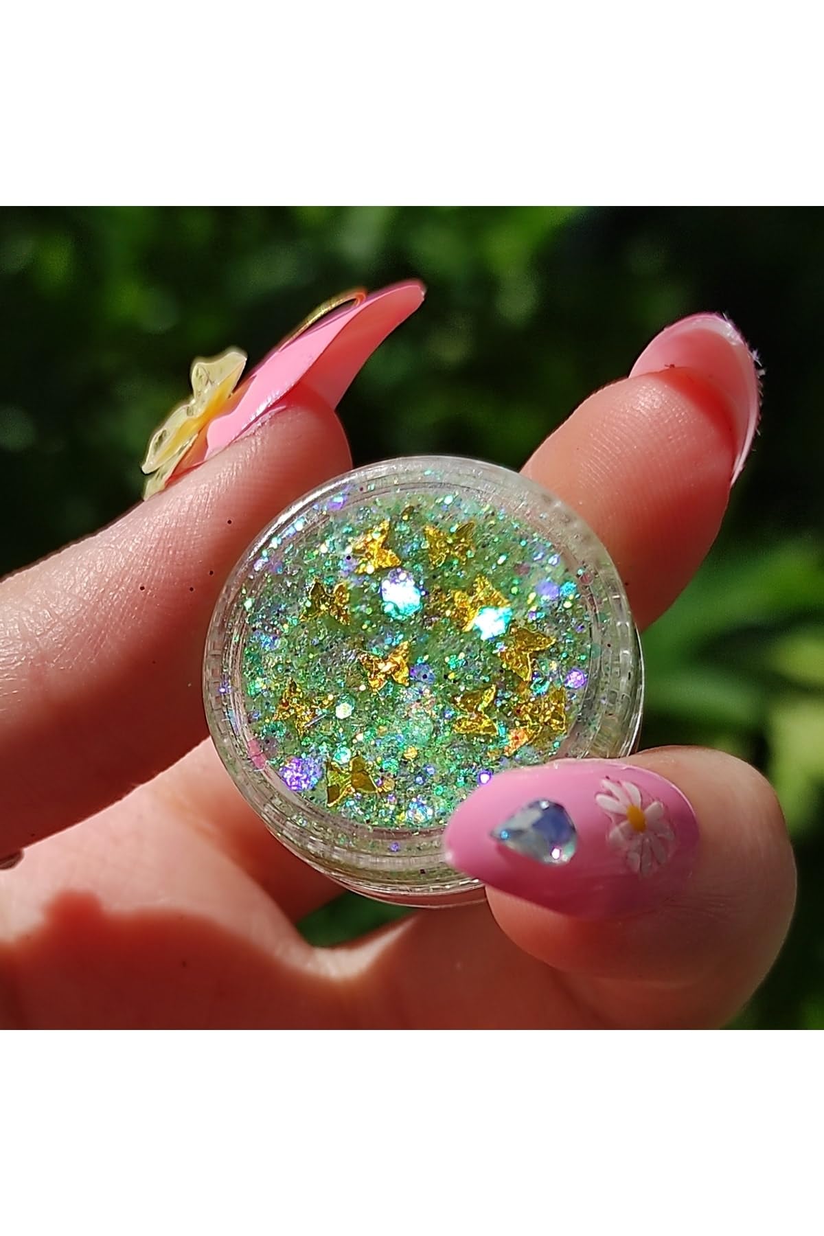 Hb Tasarım Glitter Jel Far Simli Kremsi Jel Far Kelebek Parlak Glitter, 212653937900