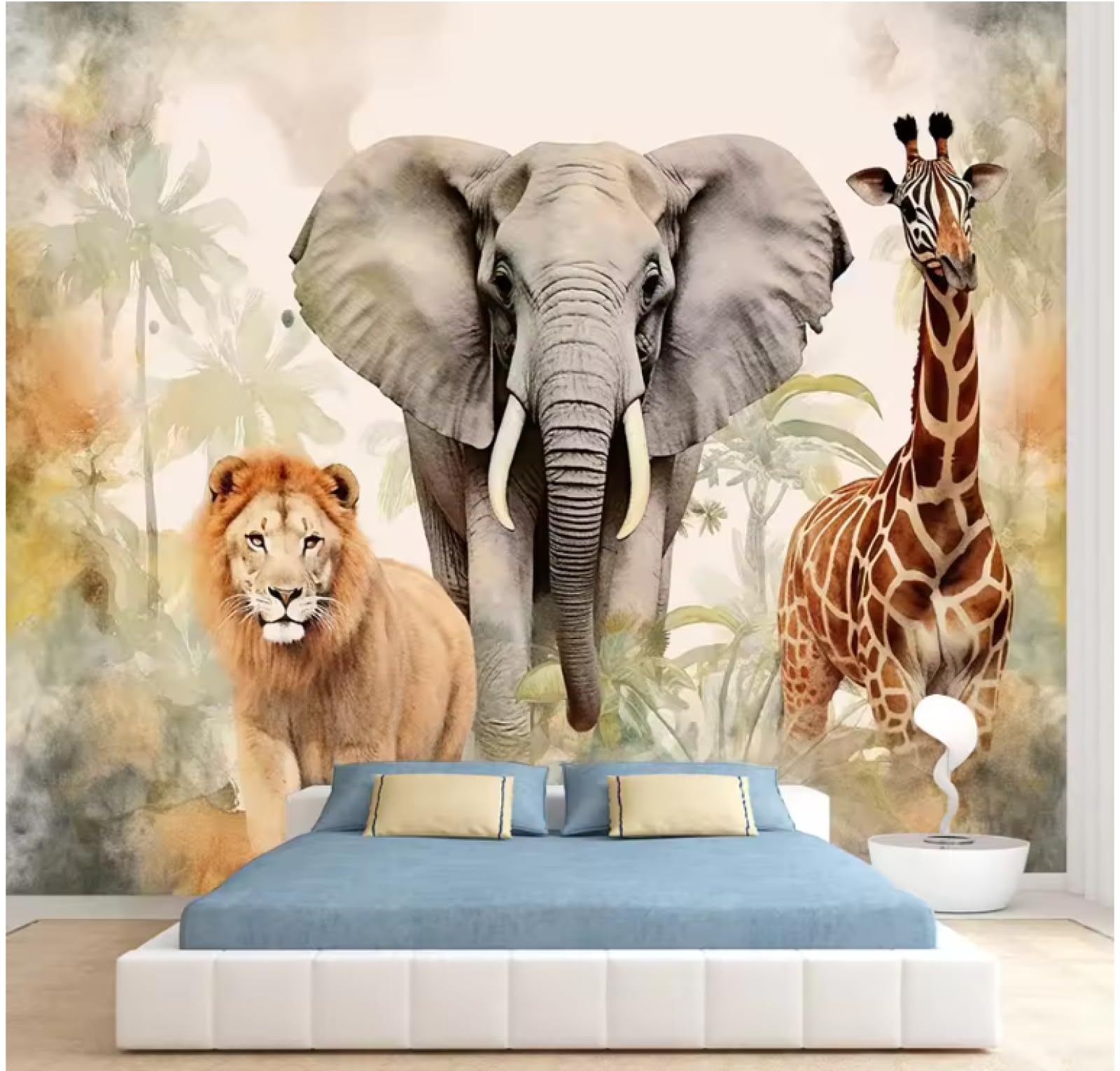 Tapety dekoracja salonu tapety ścienne wystrój domu zwierzęta murale 3D tapeta, 3D, 400 x 280 cm