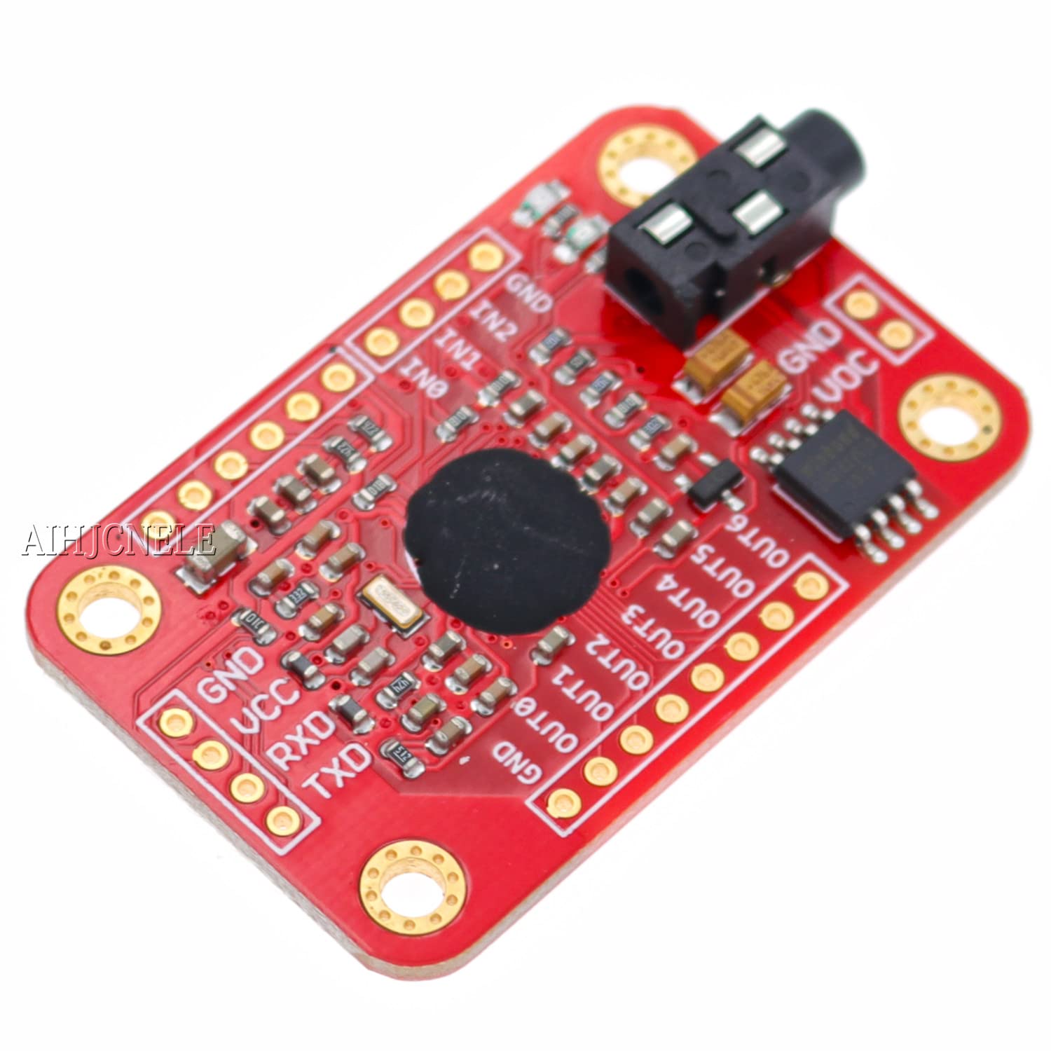 Speak Recognition Board Voice Recognition Module V3.1 with UART GPIO TTL 3.5mm Microphone Compatible with for Arduino DIY Electric Projects